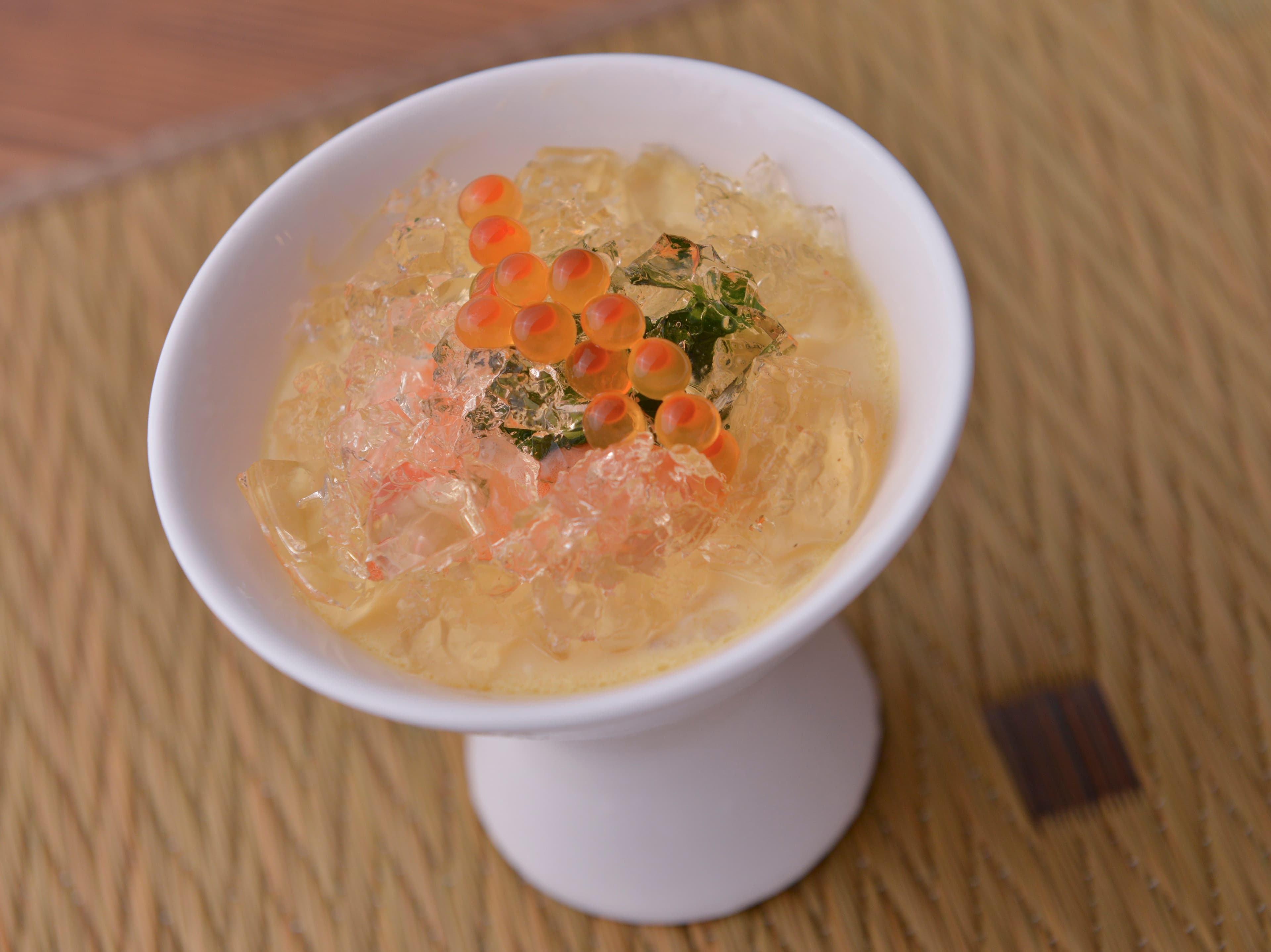 Savory egg custard