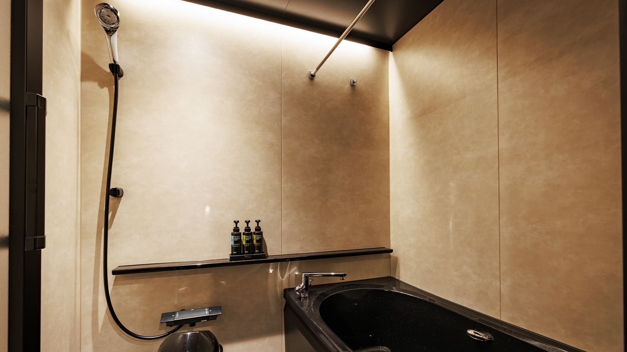 In-room bathroom