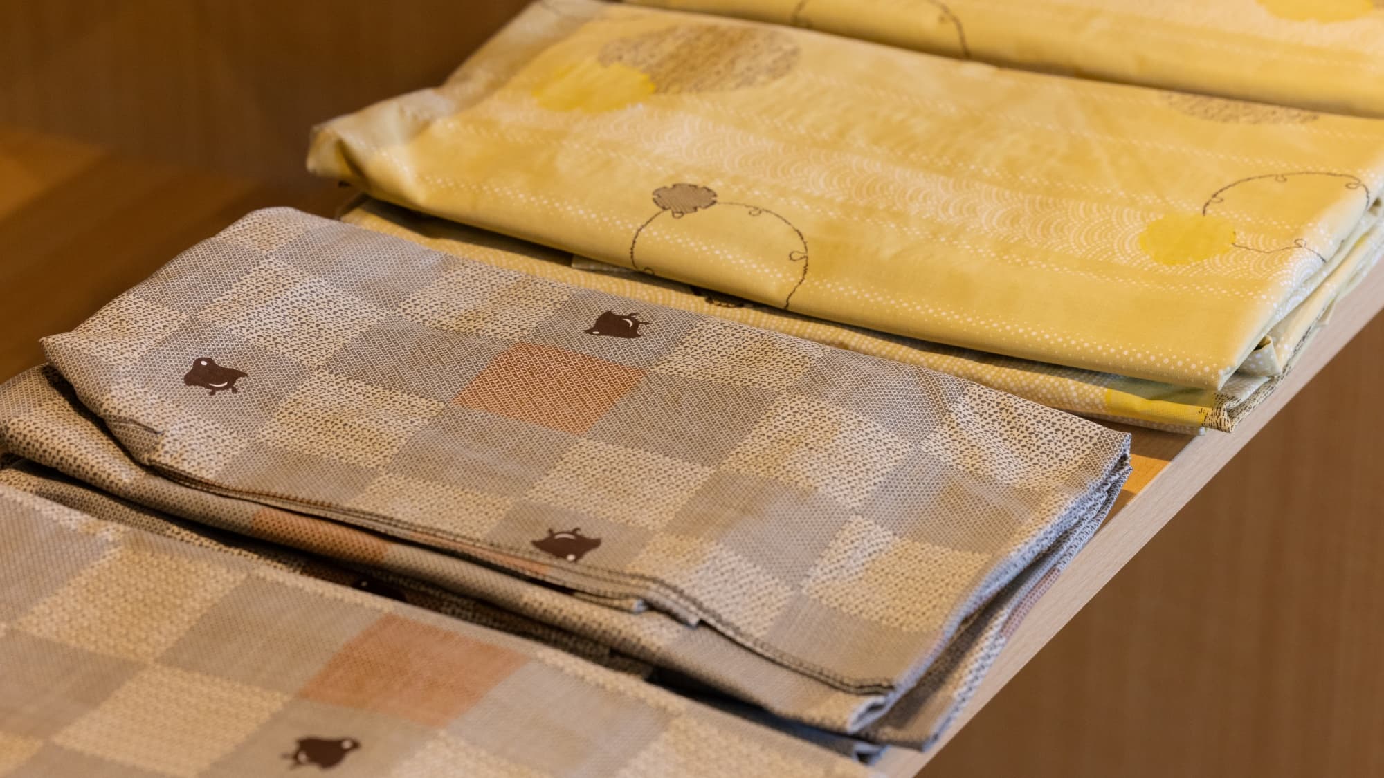 [Amenity Bar] We have a wide range of yukata sizes available, from 150 to 200 cm.