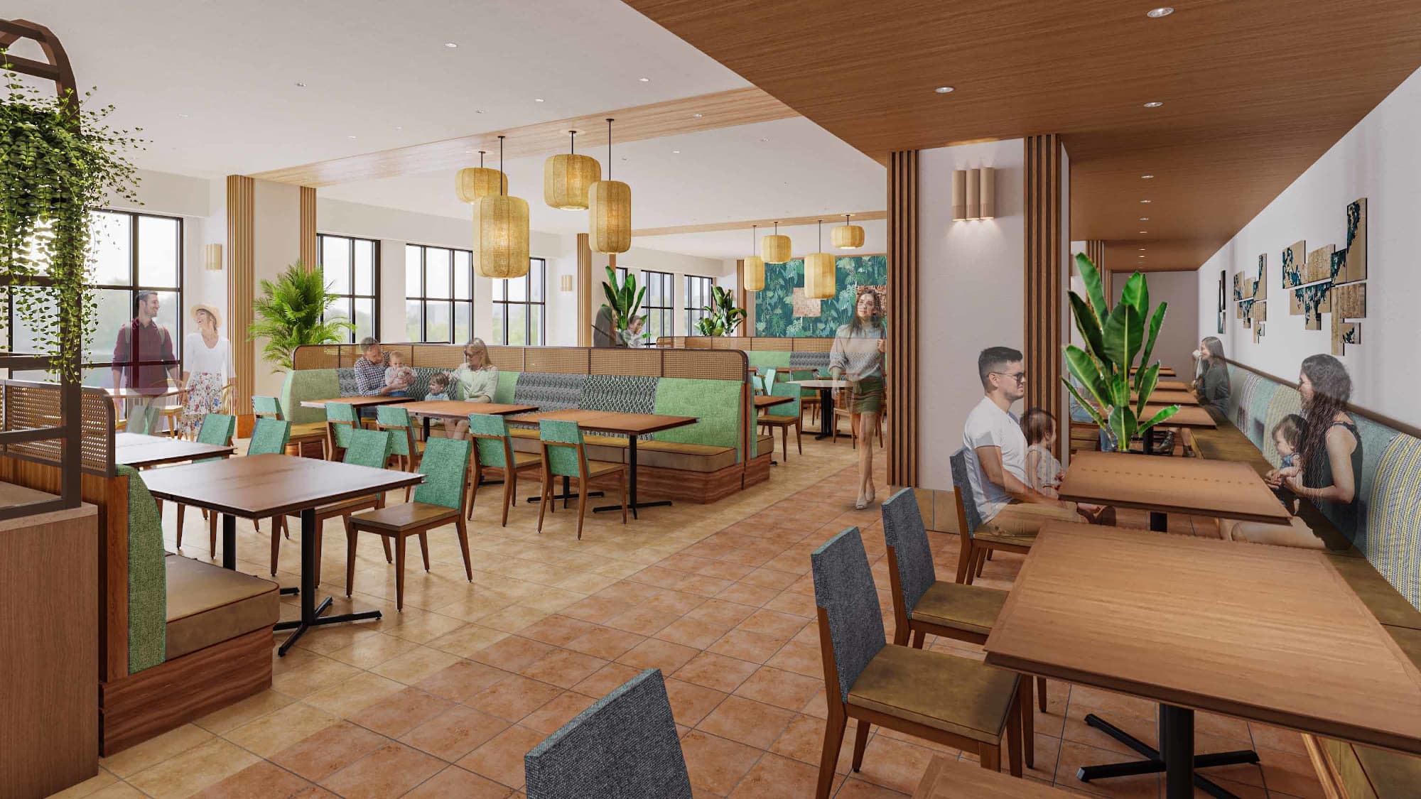 Restaurant (perspective image)