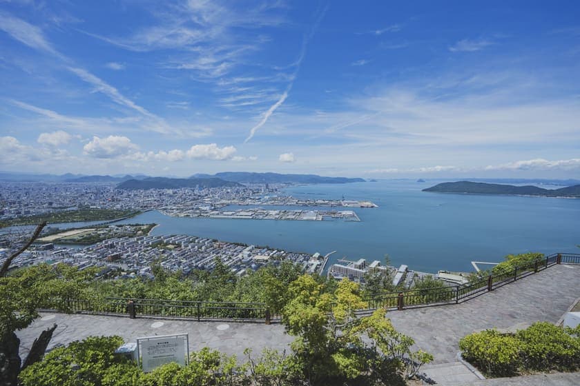 On top of Yashima Mountain