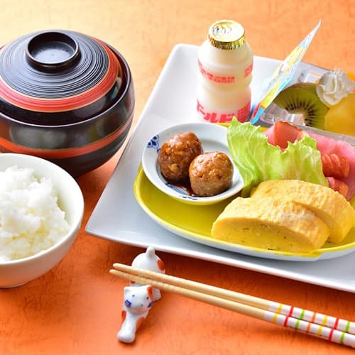 [Children's lunch] It will be breakfast for children.