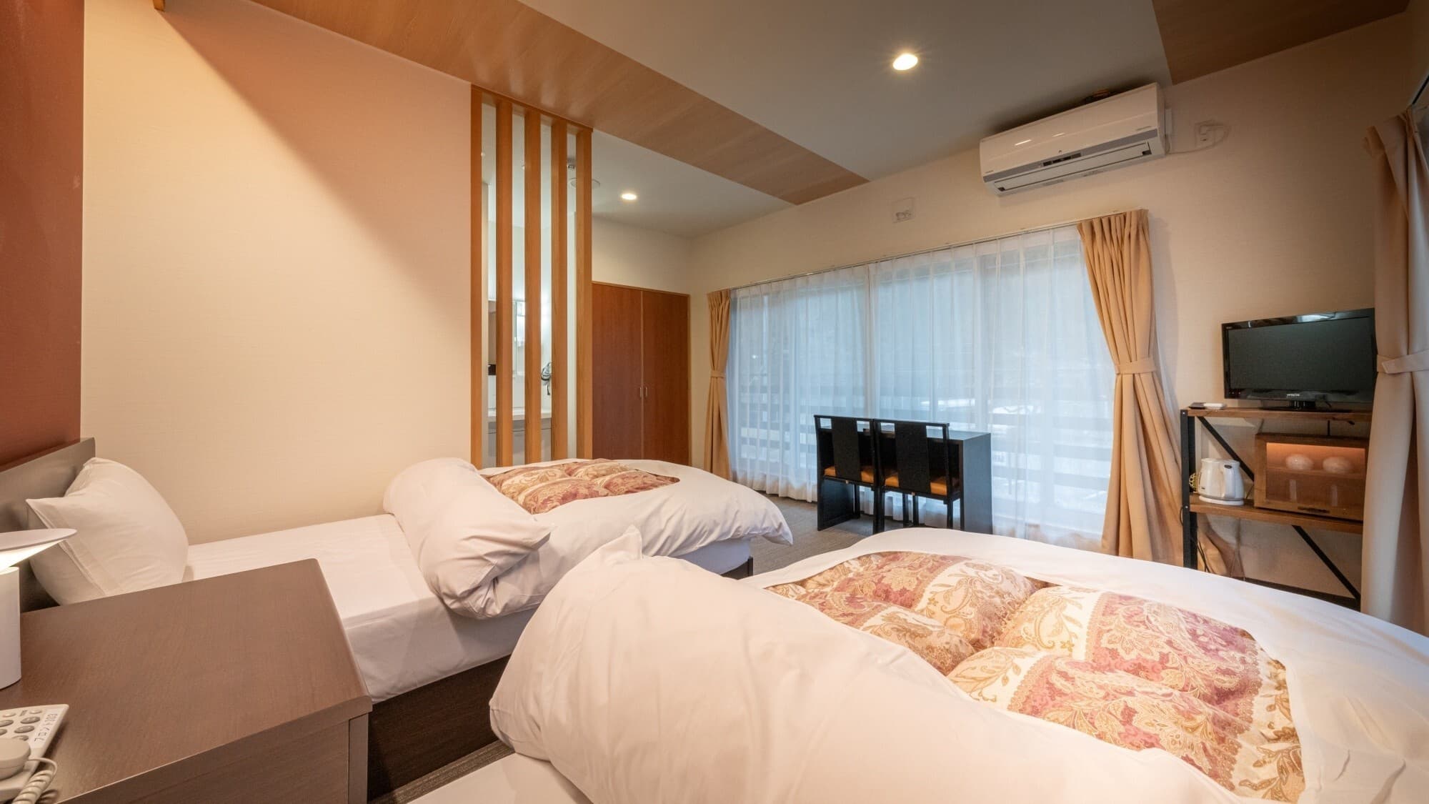 [Twin Western-style room] A room with a high level of privacy and a calm atmosphere.