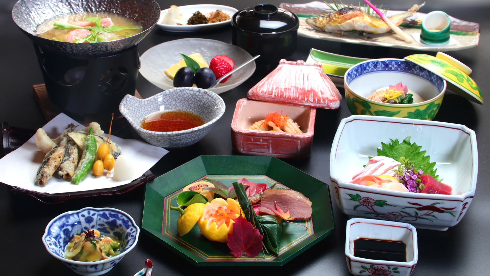 [Standard Kaiseki] This is our most popular course, made with an abundance of seasonal ingredients.