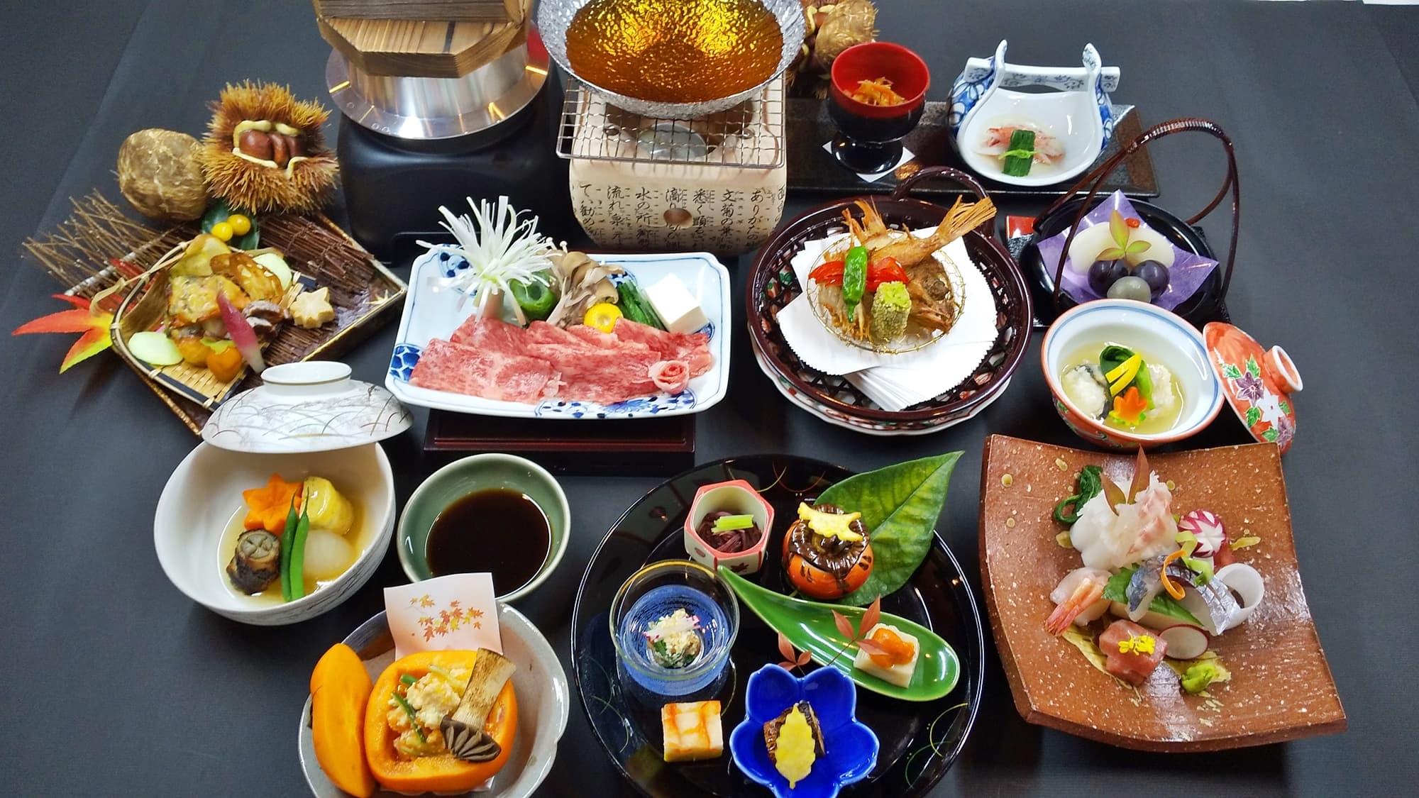 * We will prepare "Kyofu Kaiseki" where you can taste seasonal ingredients.