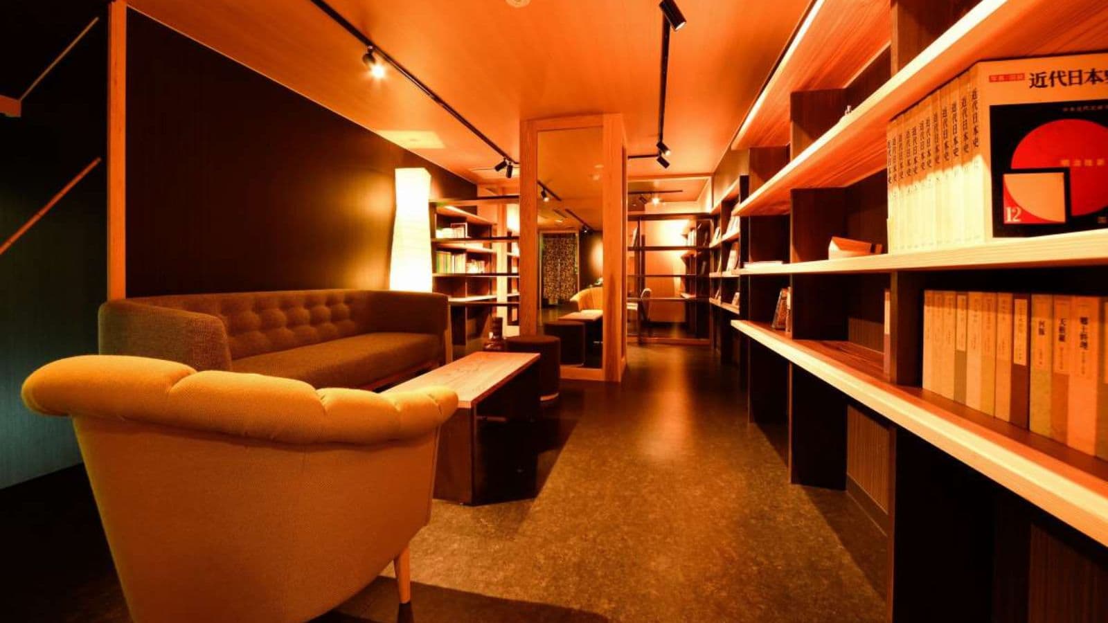 Newly built library space and smoking room in 2018