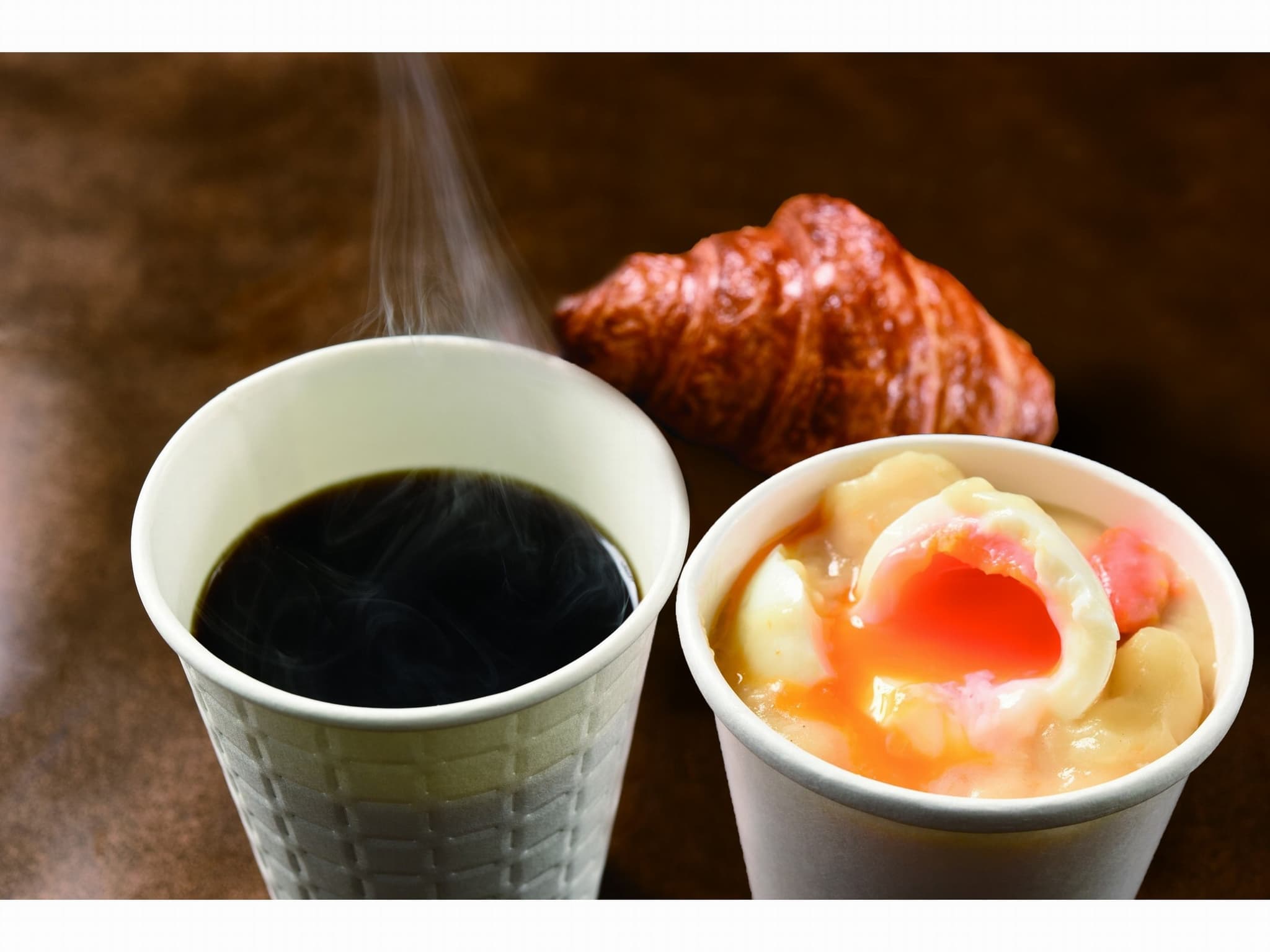 Breakfast at Uogashi Shokudo Croissant and Stew (Senriken)