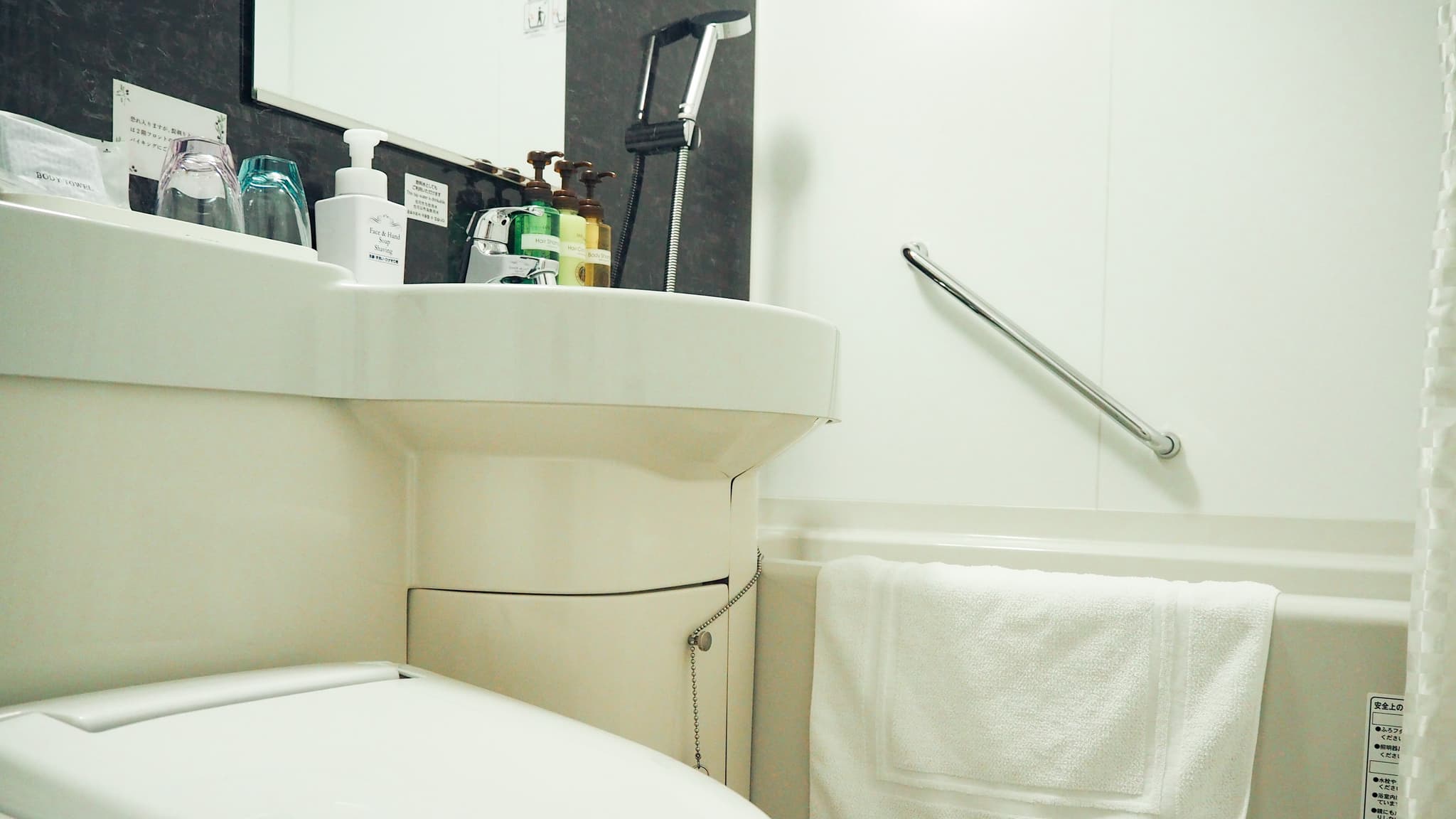 Bath / toilet space (semi-double room)