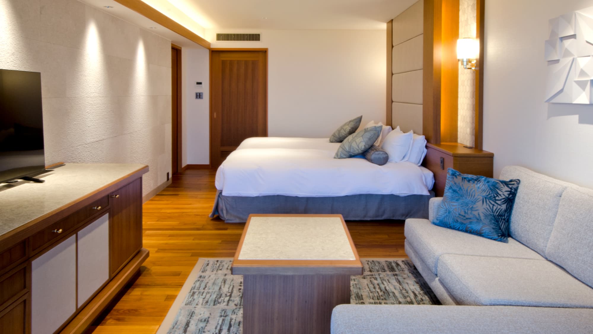 Hot spring open-air deluxe terrace twin B1 (indoor)