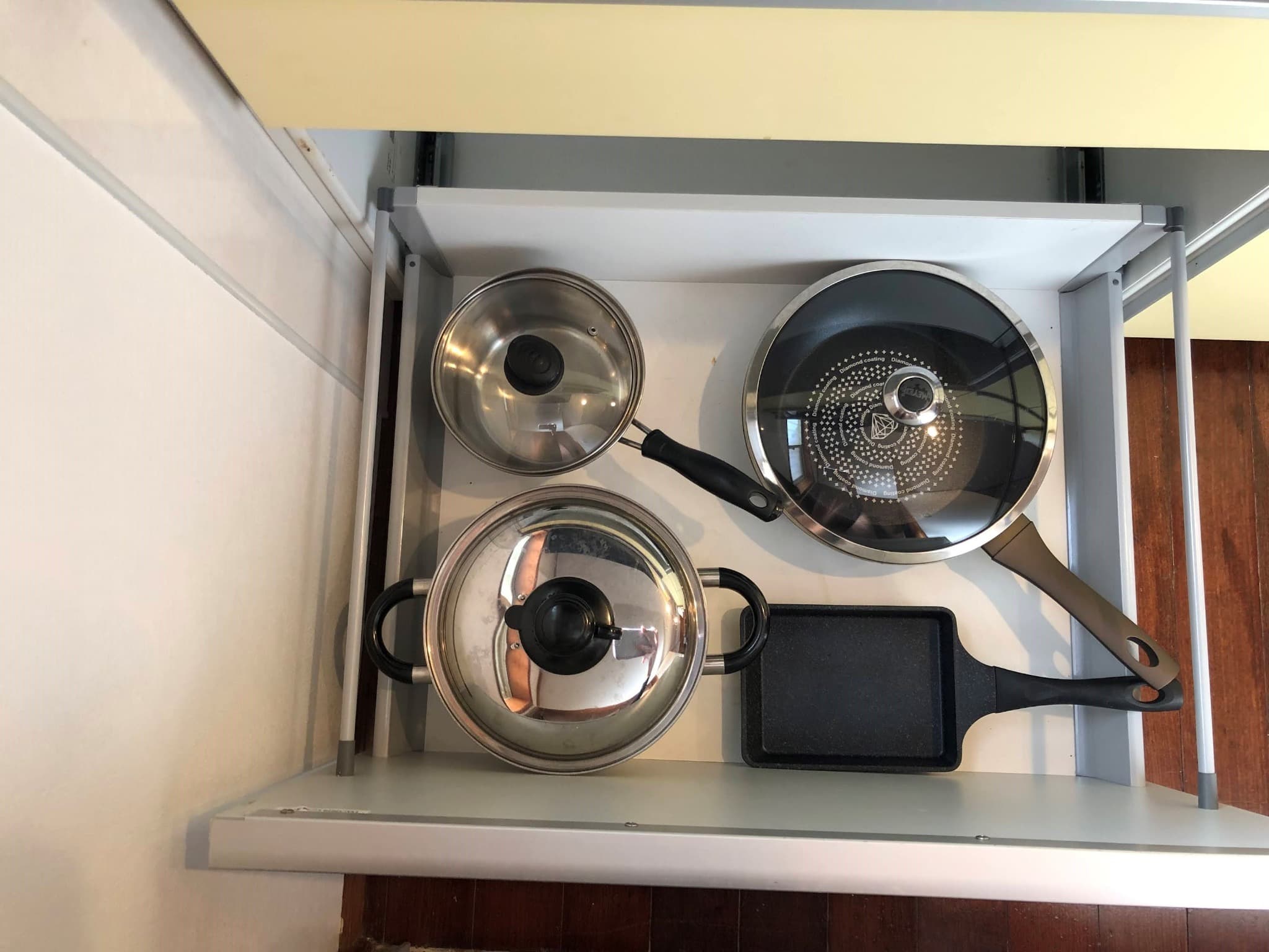 Feel free to use the cooking utensils