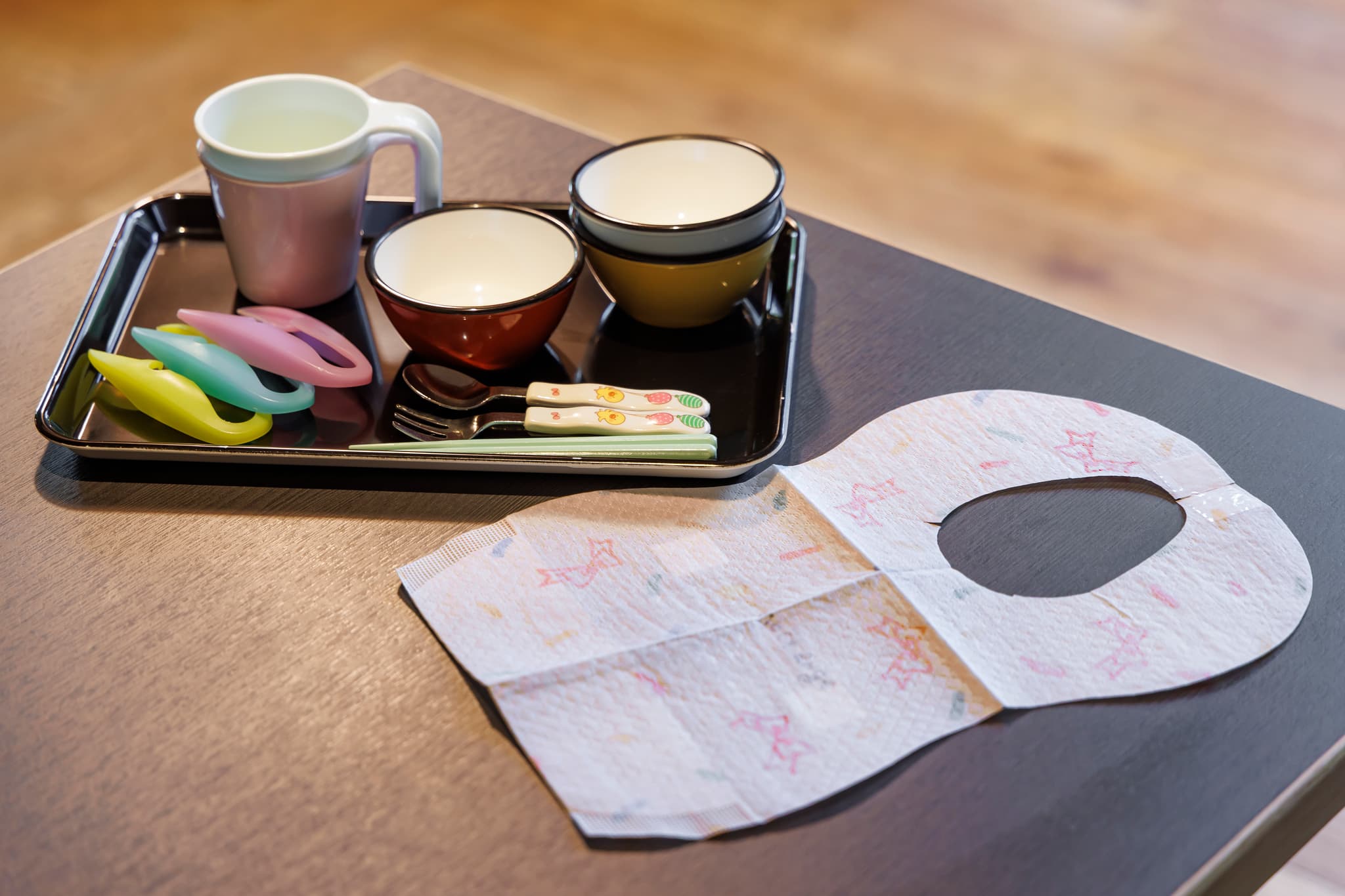 Restaurant children's amenities