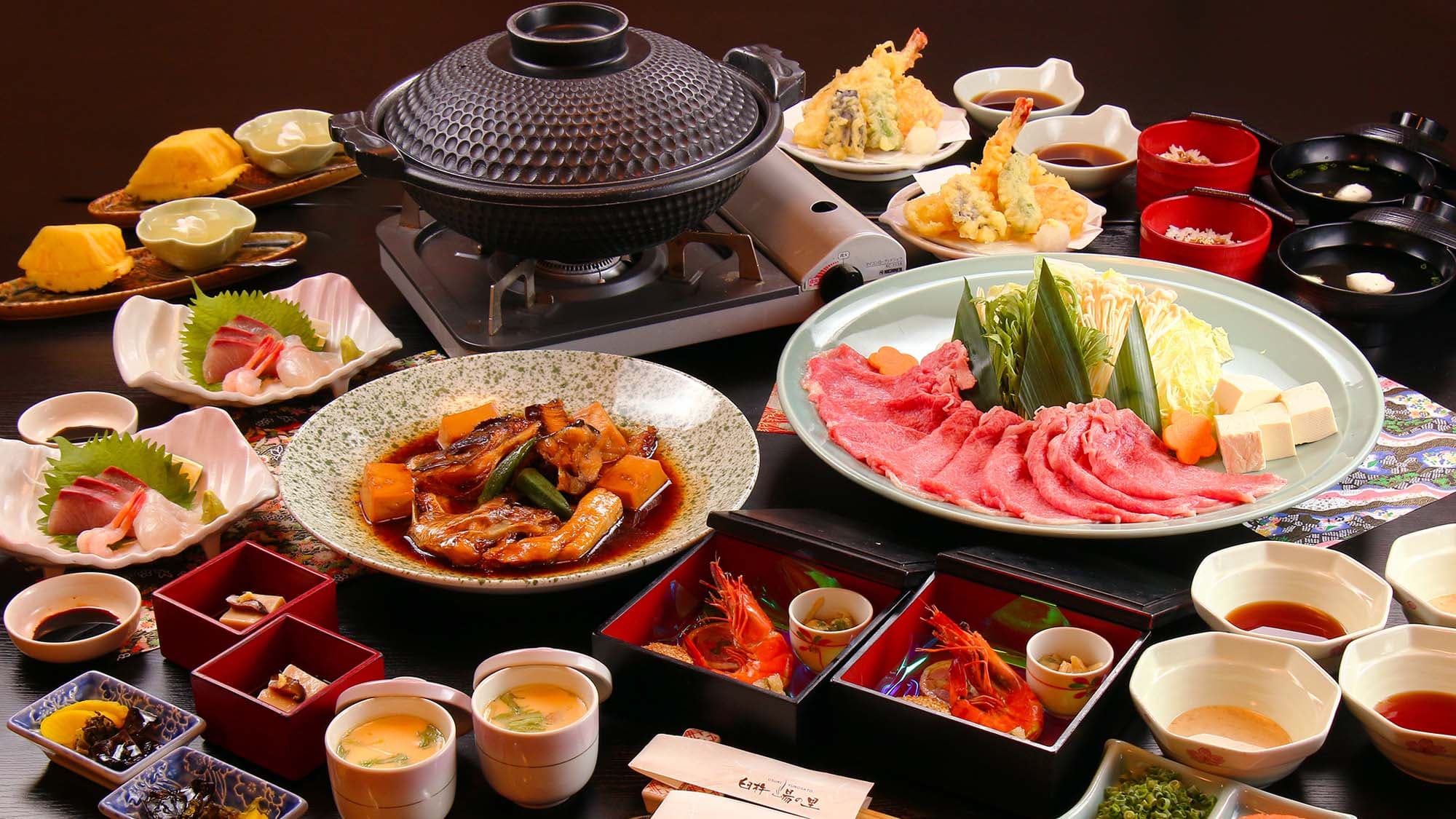 <Bungo Beef Shabu-Shabu Kaiseki Course> Enjoy Oita Bungo Beef Shabu-Shabu