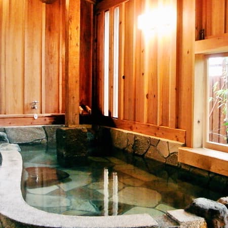 Glitter hot spring
