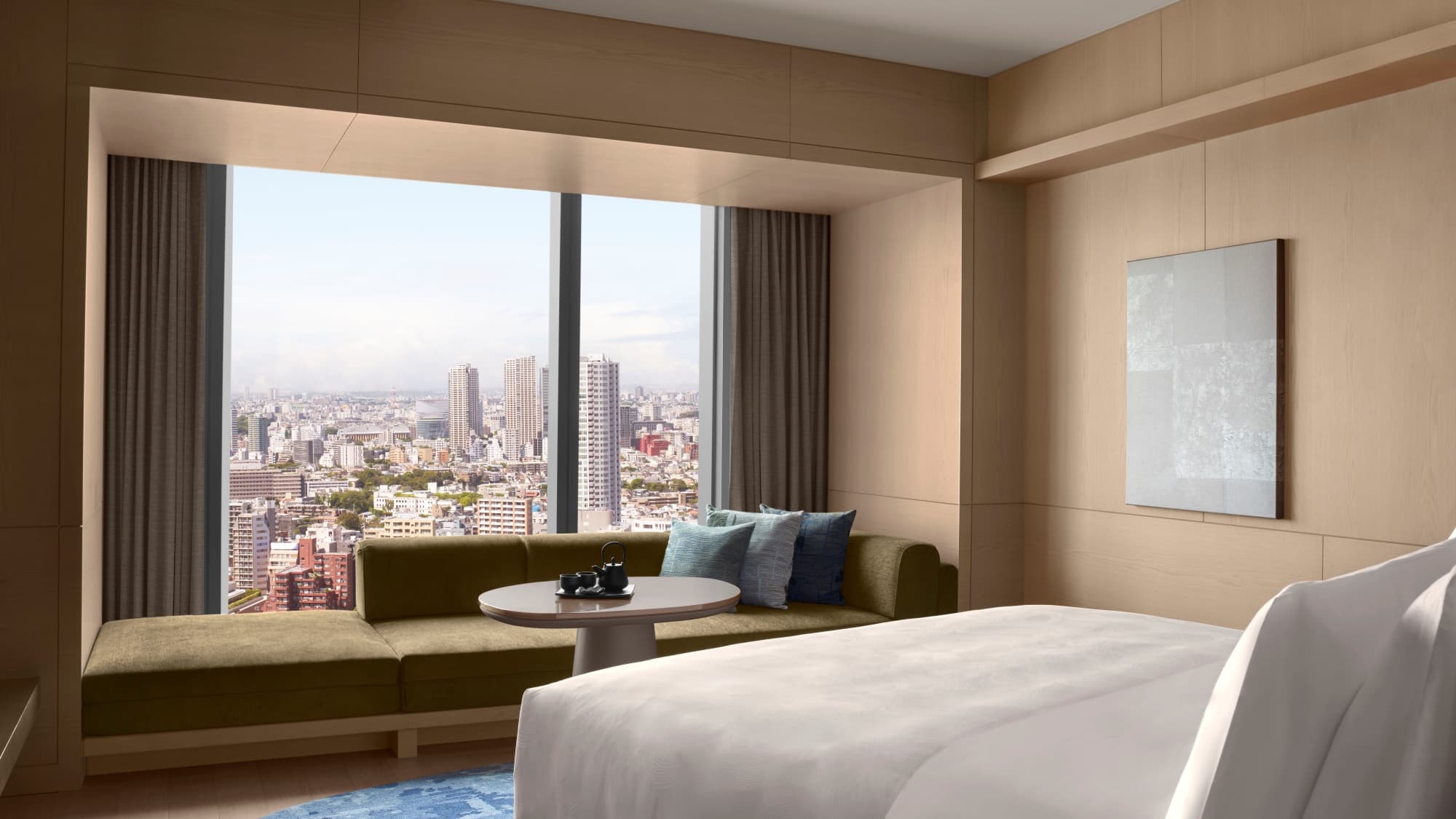 [Urban Deluxe King] Enjoy a moment of peace and tranquility surrounded by the tranquil scenery of Takanawa, Tokyo.