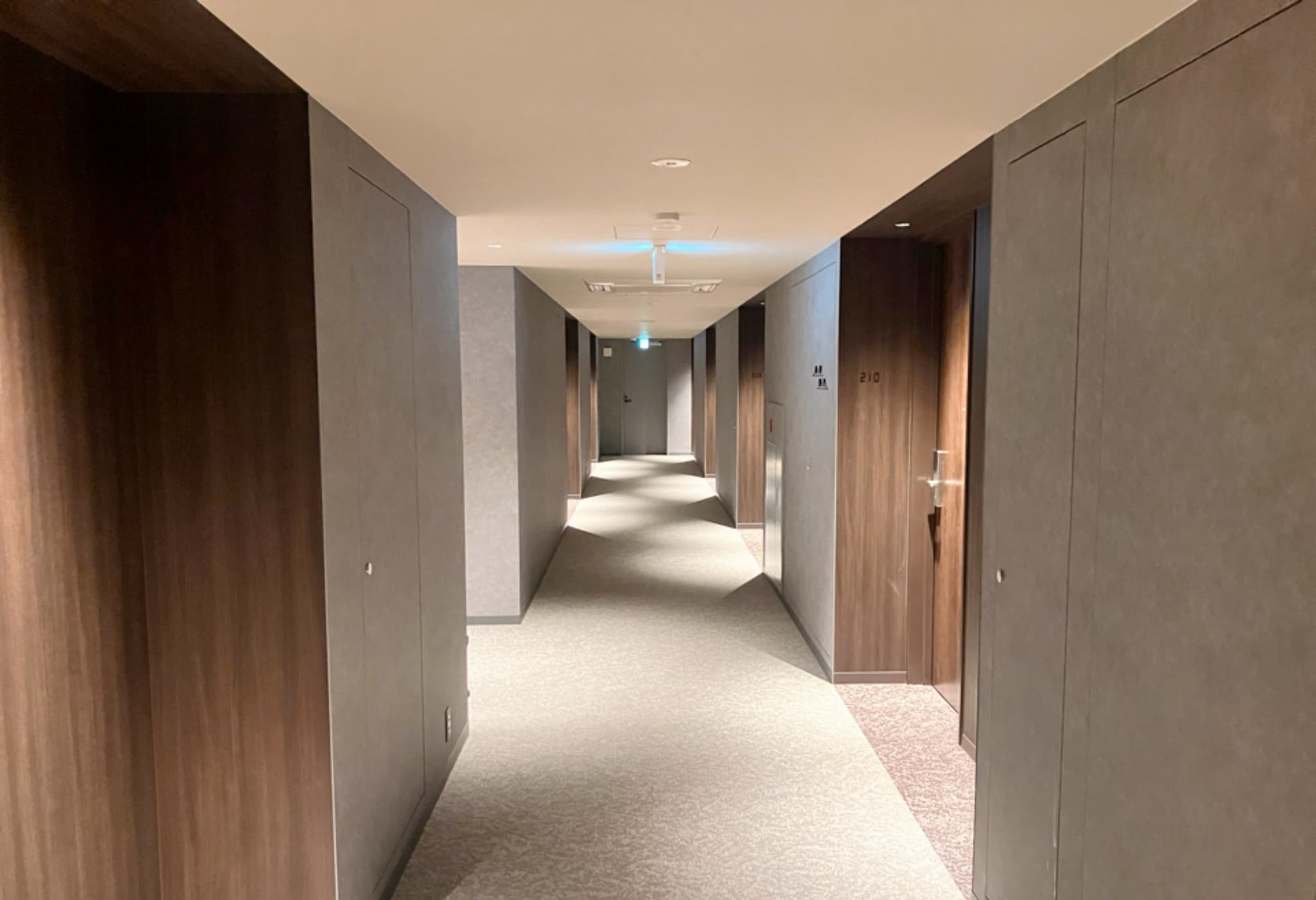 Hotel corridor