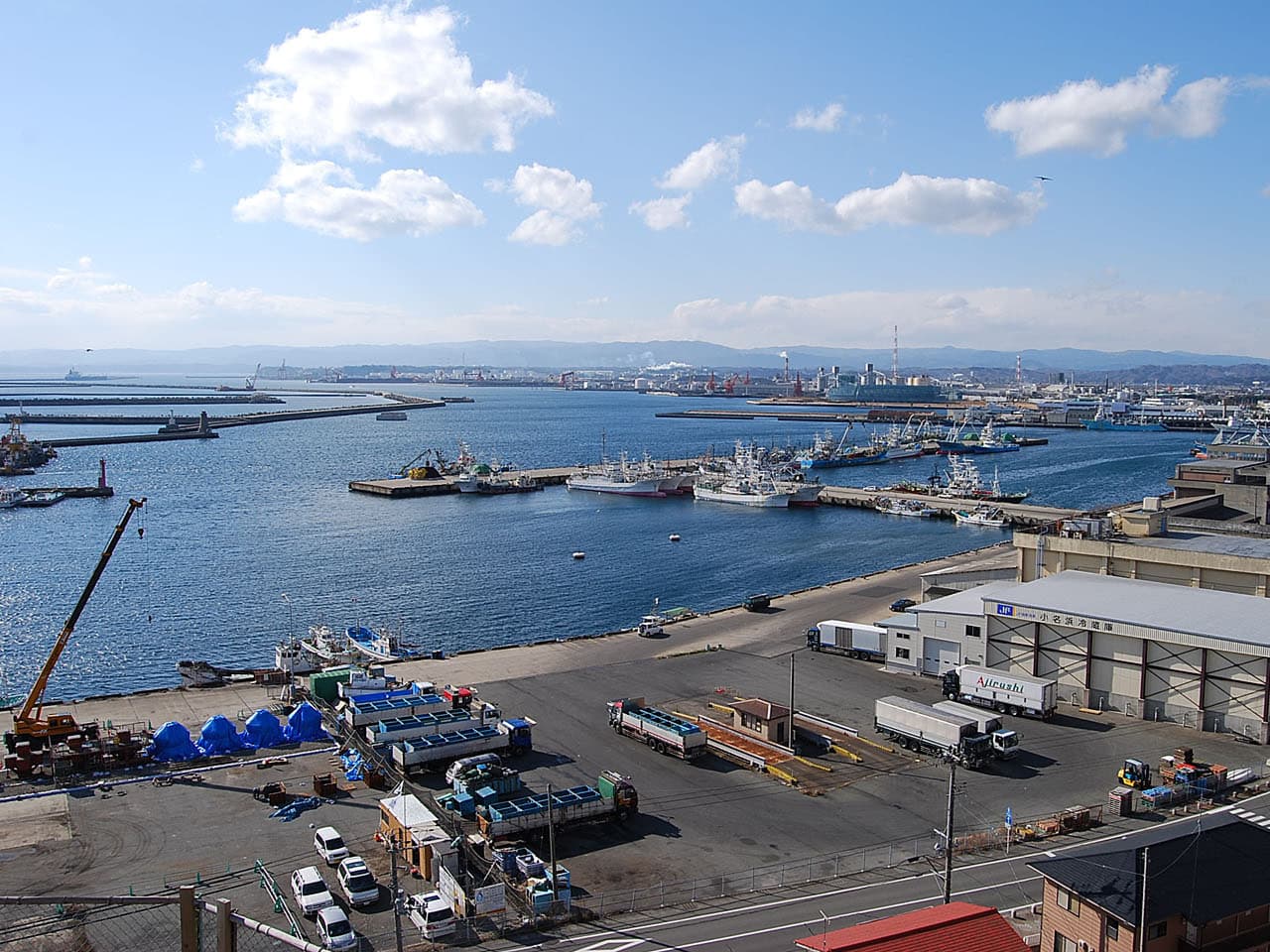 View of Onahama Port from the guest room