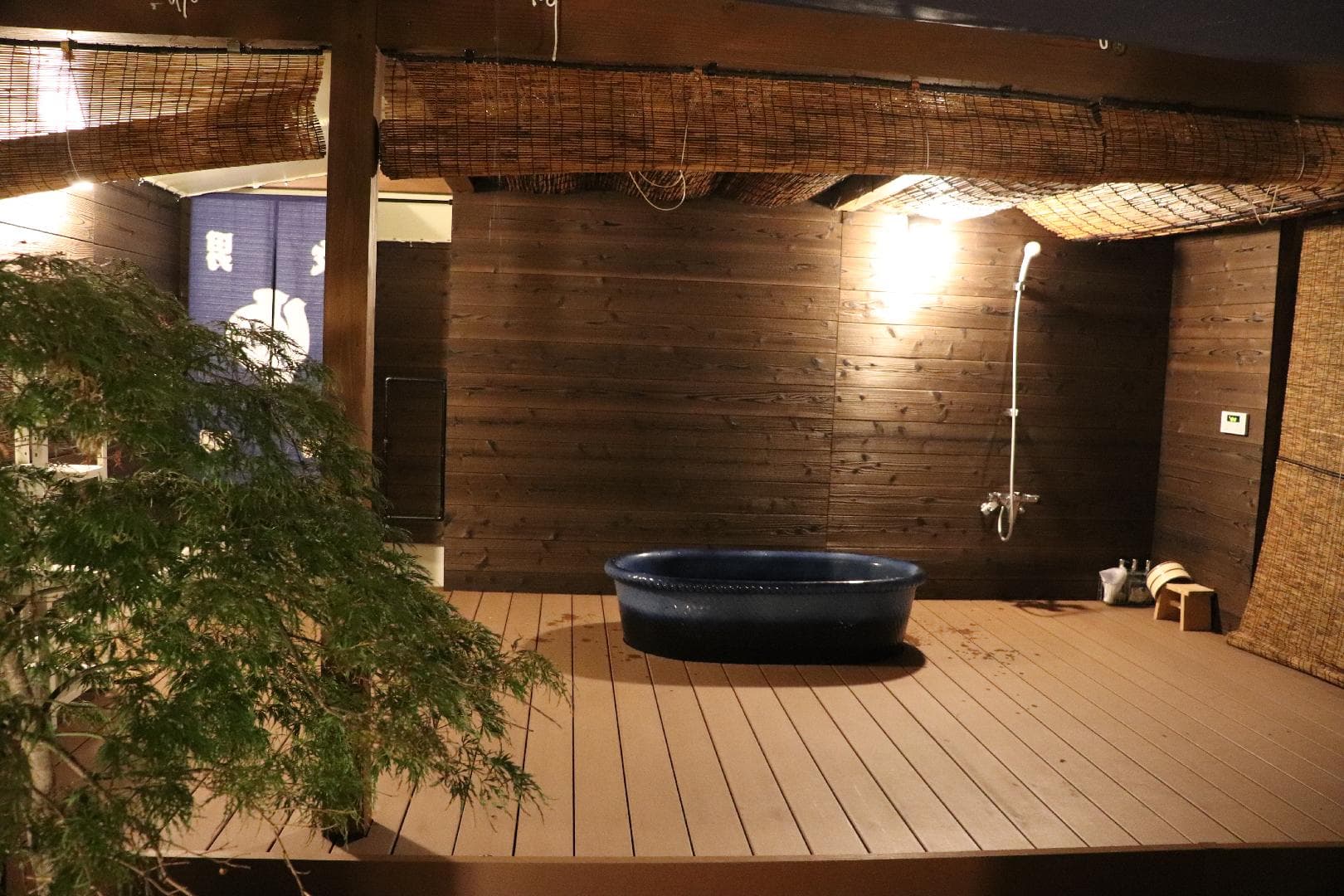 Calm lighting at night