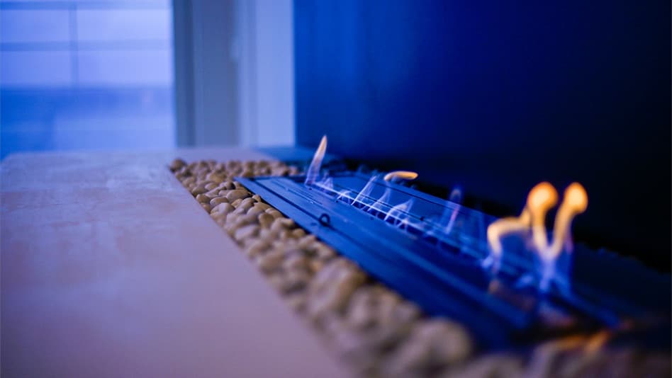 2F fireplace (eco smart)