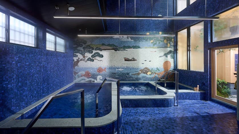 yubune bathhouse across the street