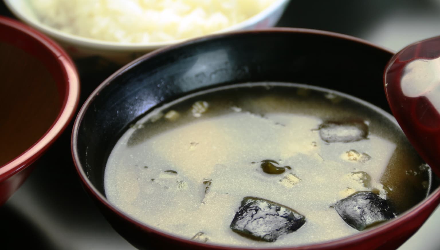 ☆ [Breakfast] Eggplant miso soup