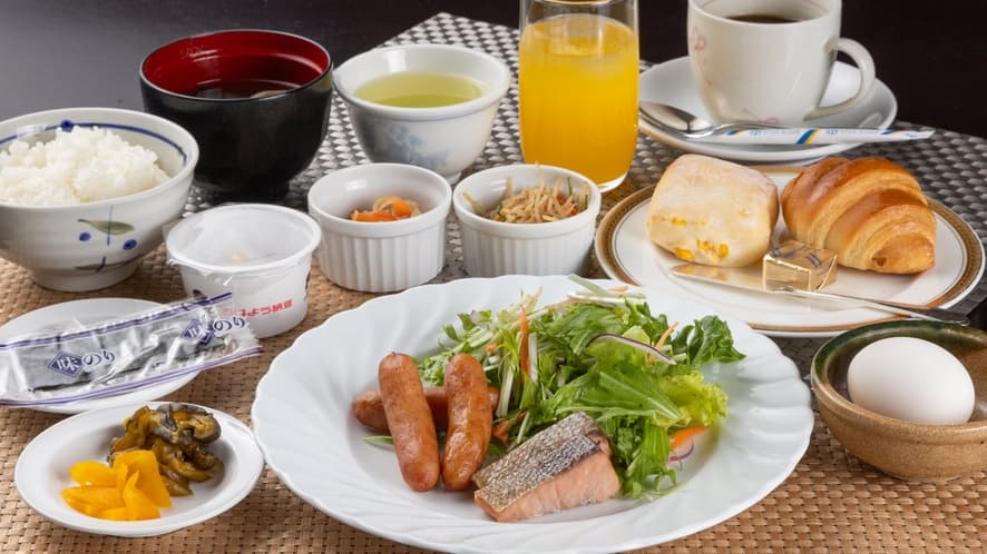 Free breakfast buffet
