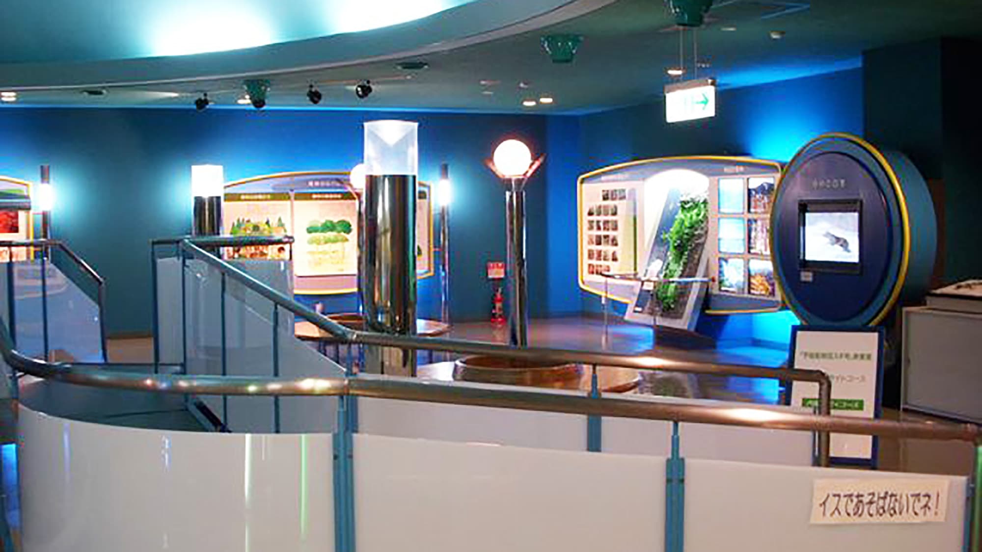 *[Exhibition Room] Full of information that will help you learn about the role forests play and become a knowledgeable expert on forests.