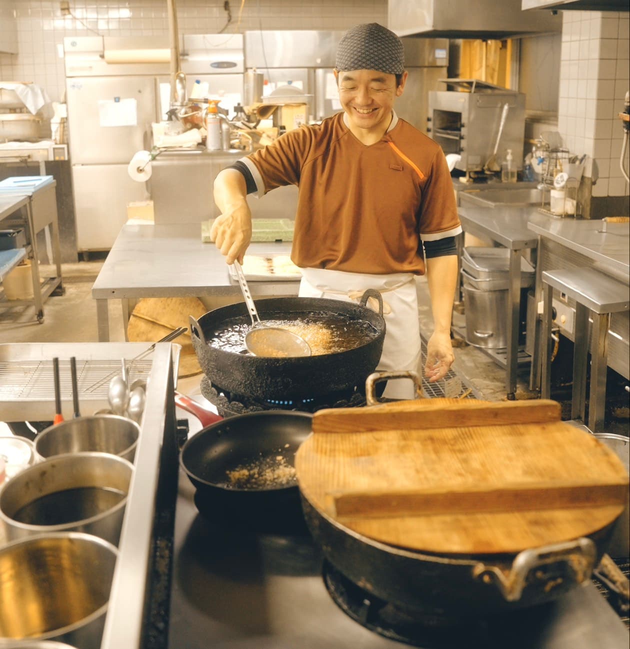 Food is handmade daily by a chef