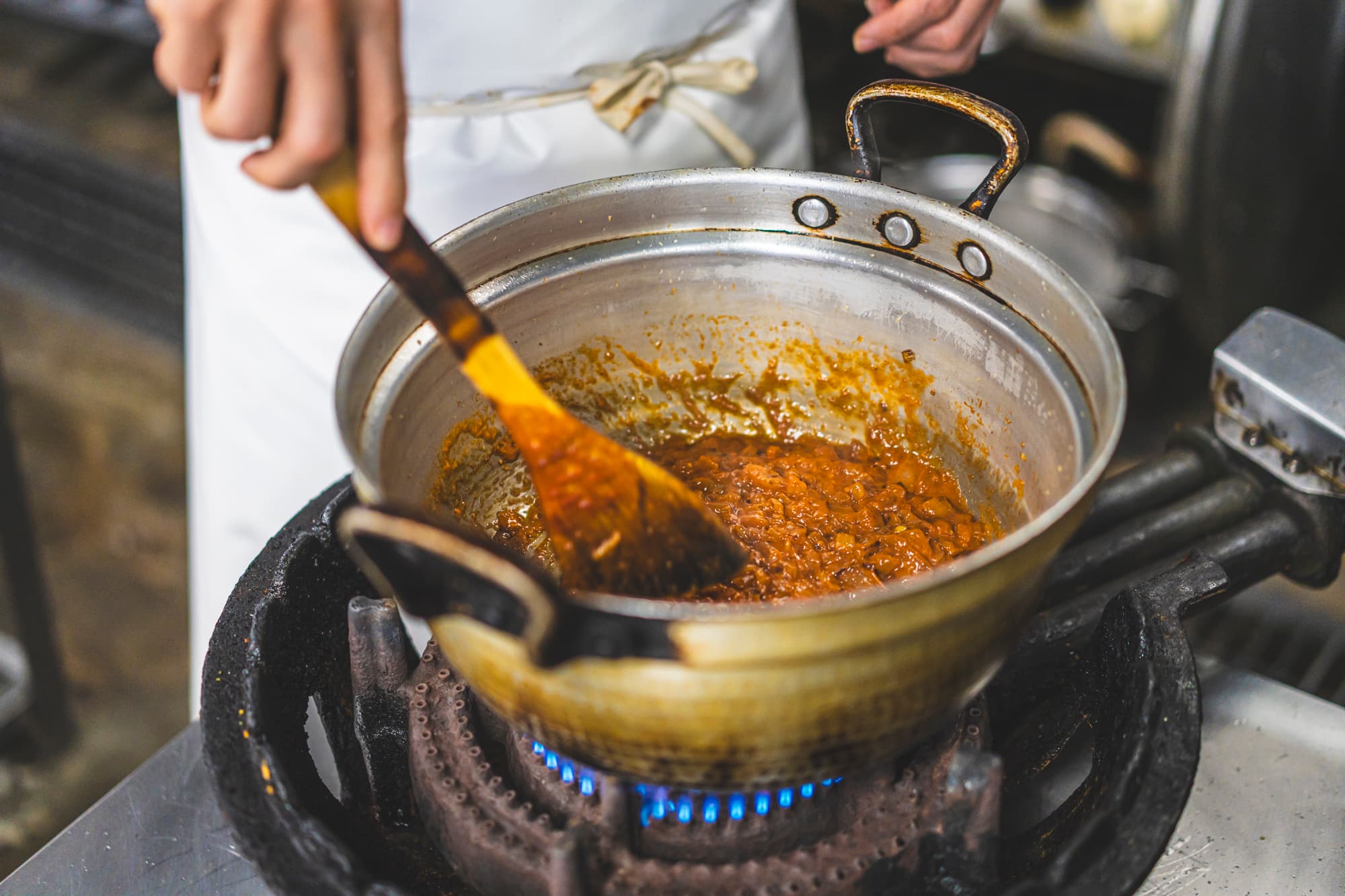 Cooking scene