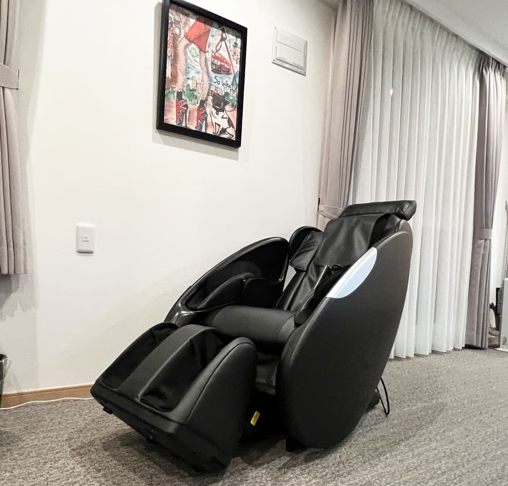 Massage chairs available