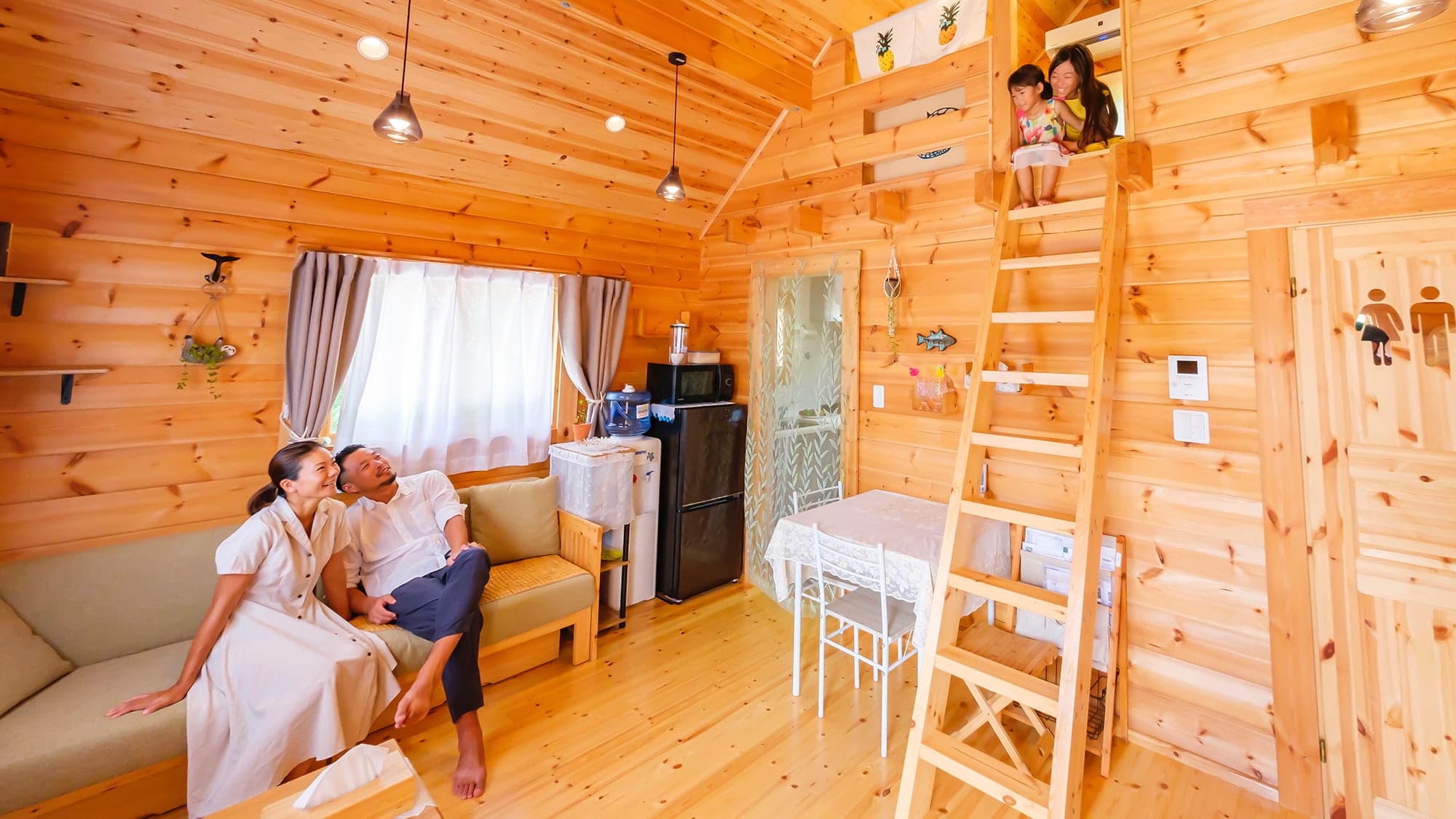The loft is a secret base for children