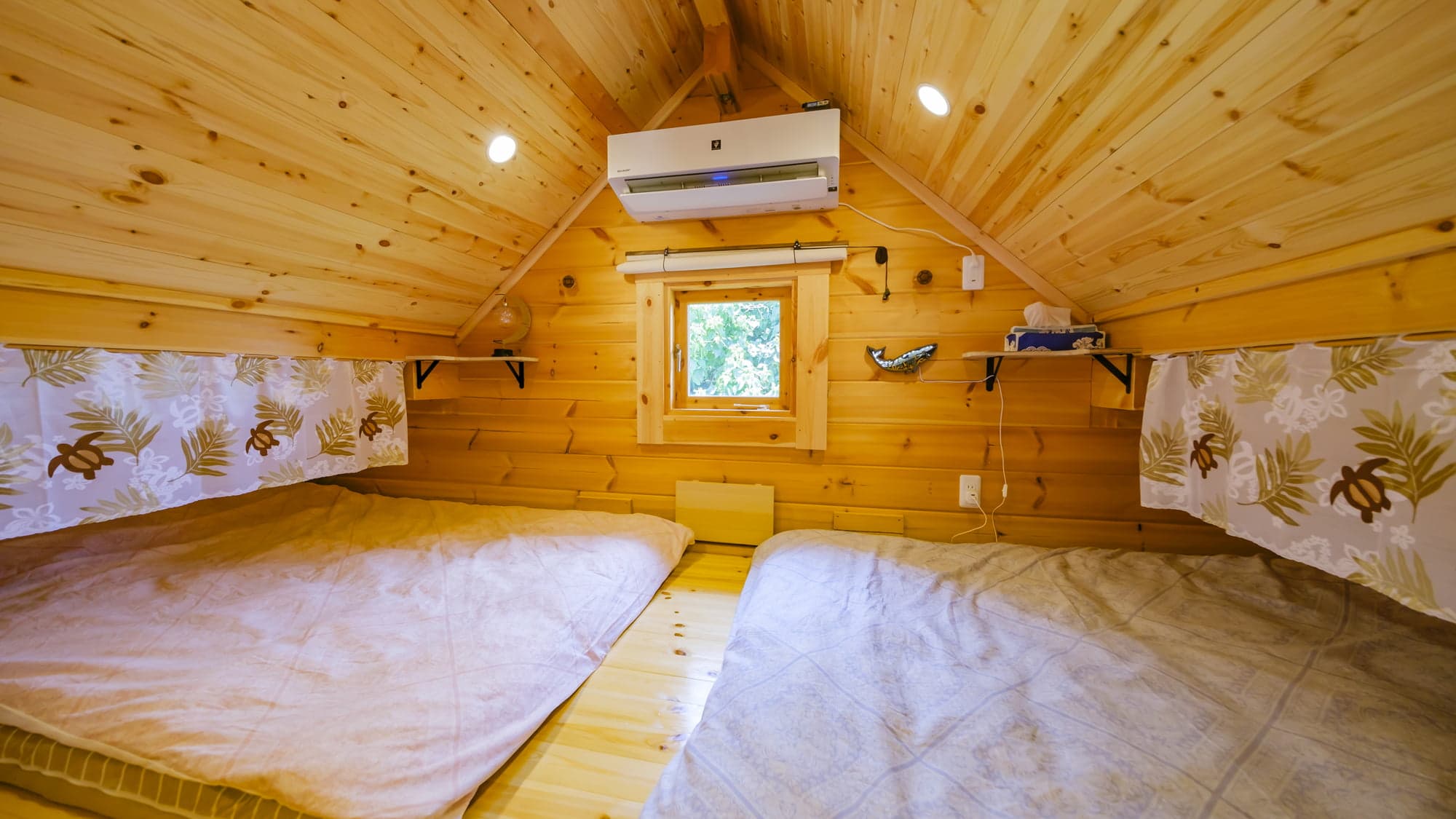 Loft-style bedroom