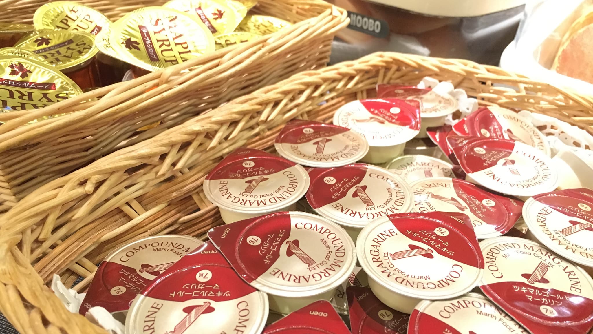 Breakfast buffet margarine