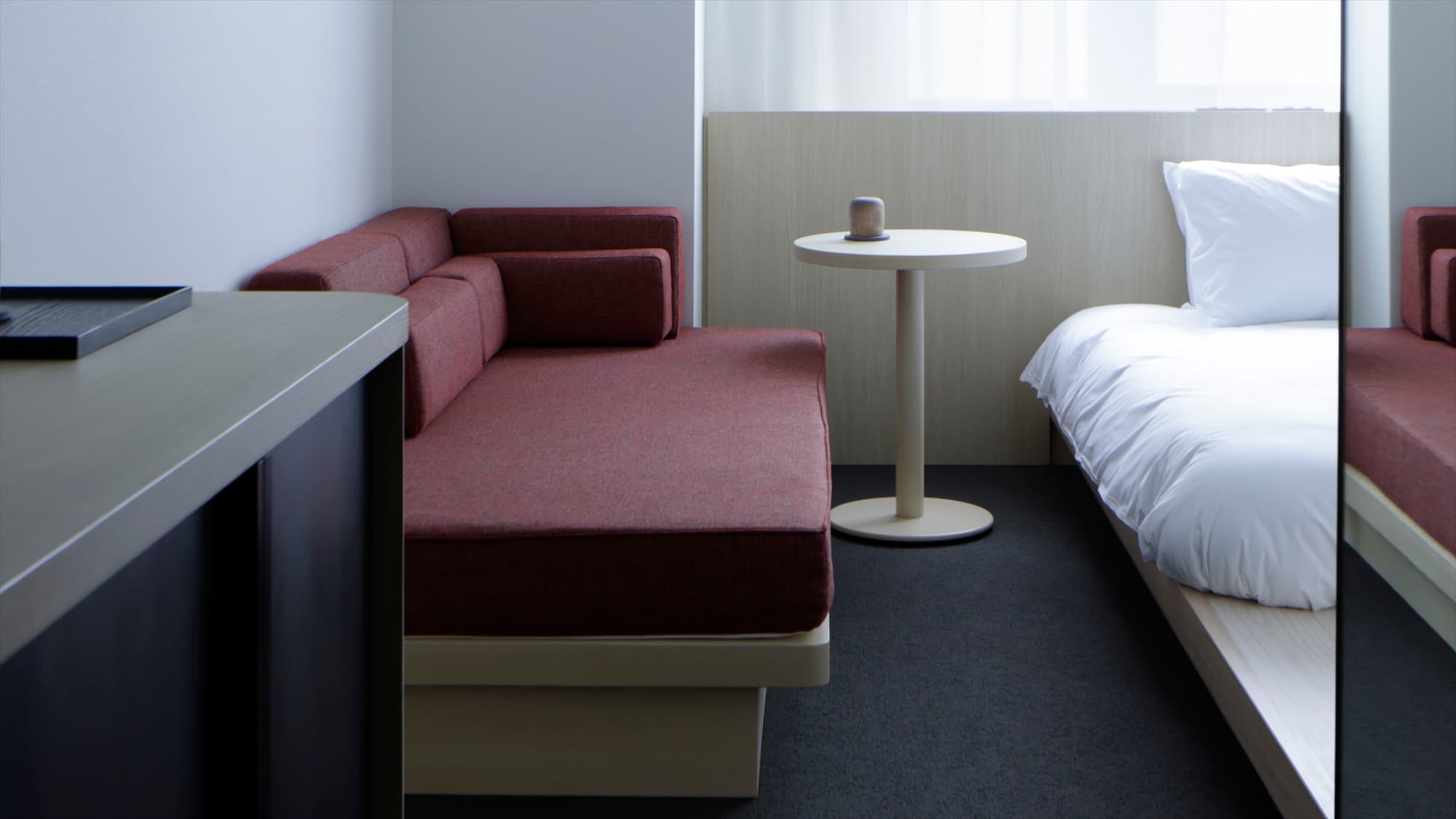 [Deluxe twin] 26㎡/bed width 1,100mm + sofa bed