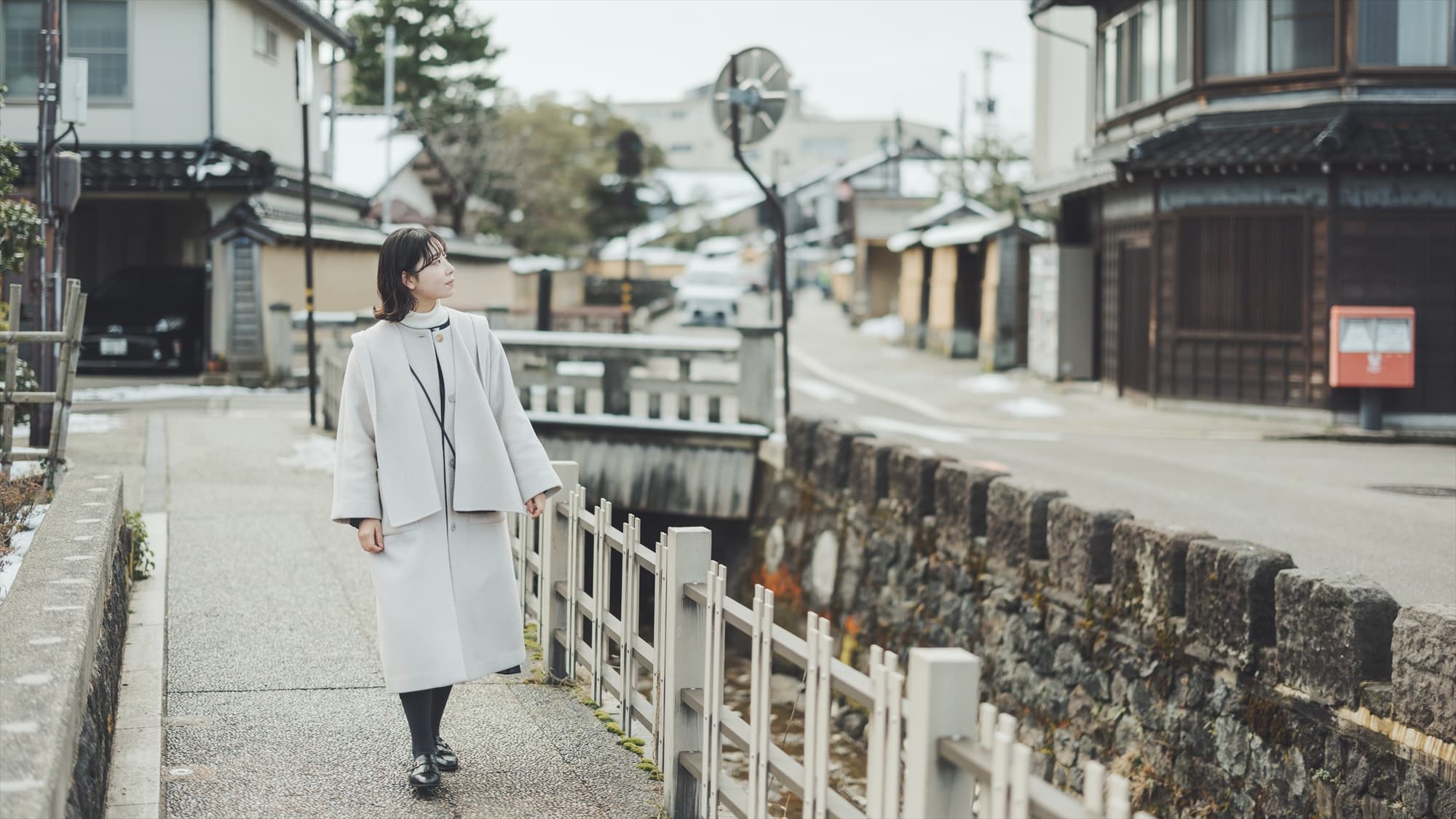 [Surroundings/Seseragi Street] Shops are lined up along the Kuratsuki Canal where clear water flows.