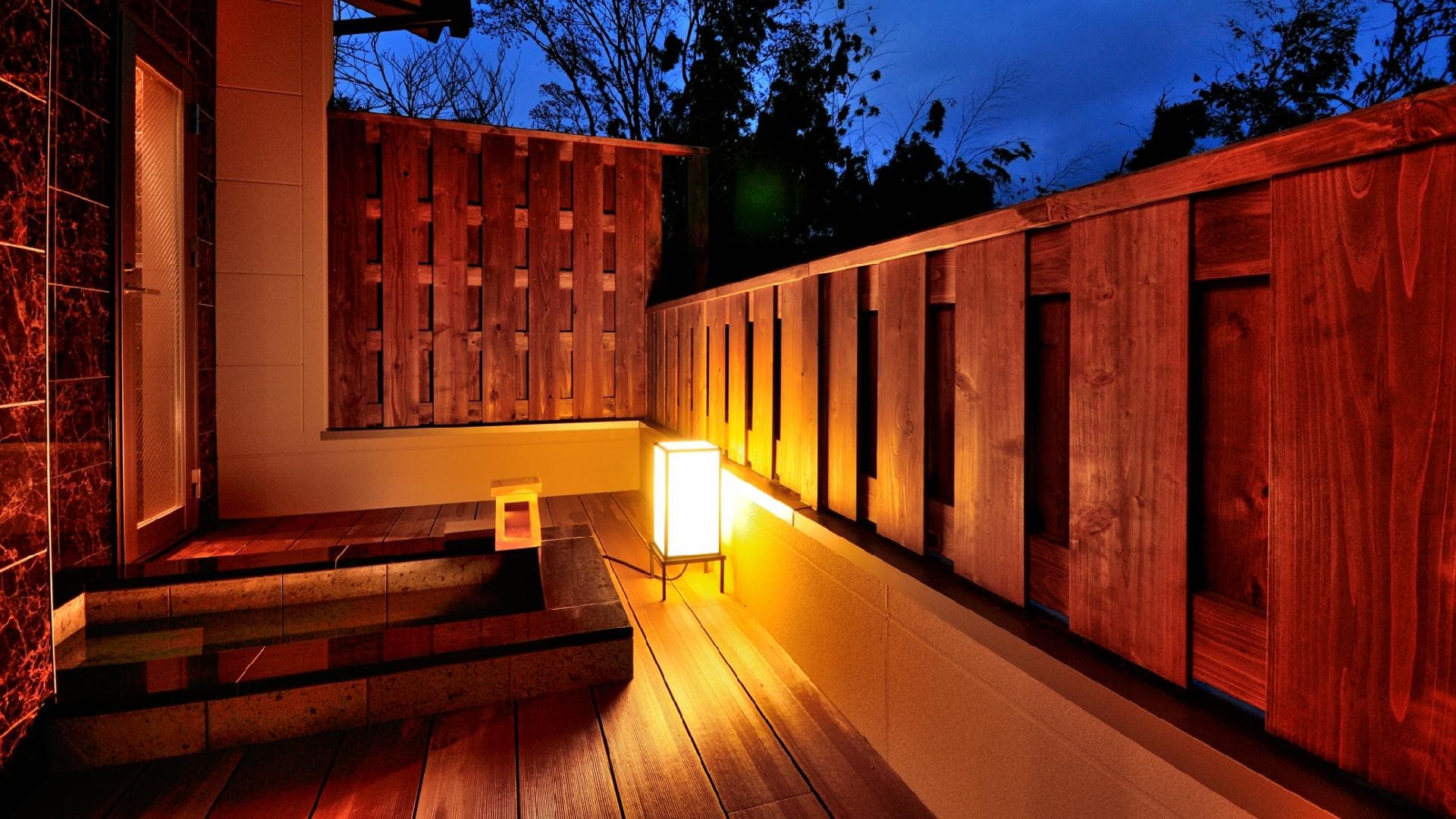 [Away] Type-B hot spring open-air bath + Japanese living room + bedroom (example)