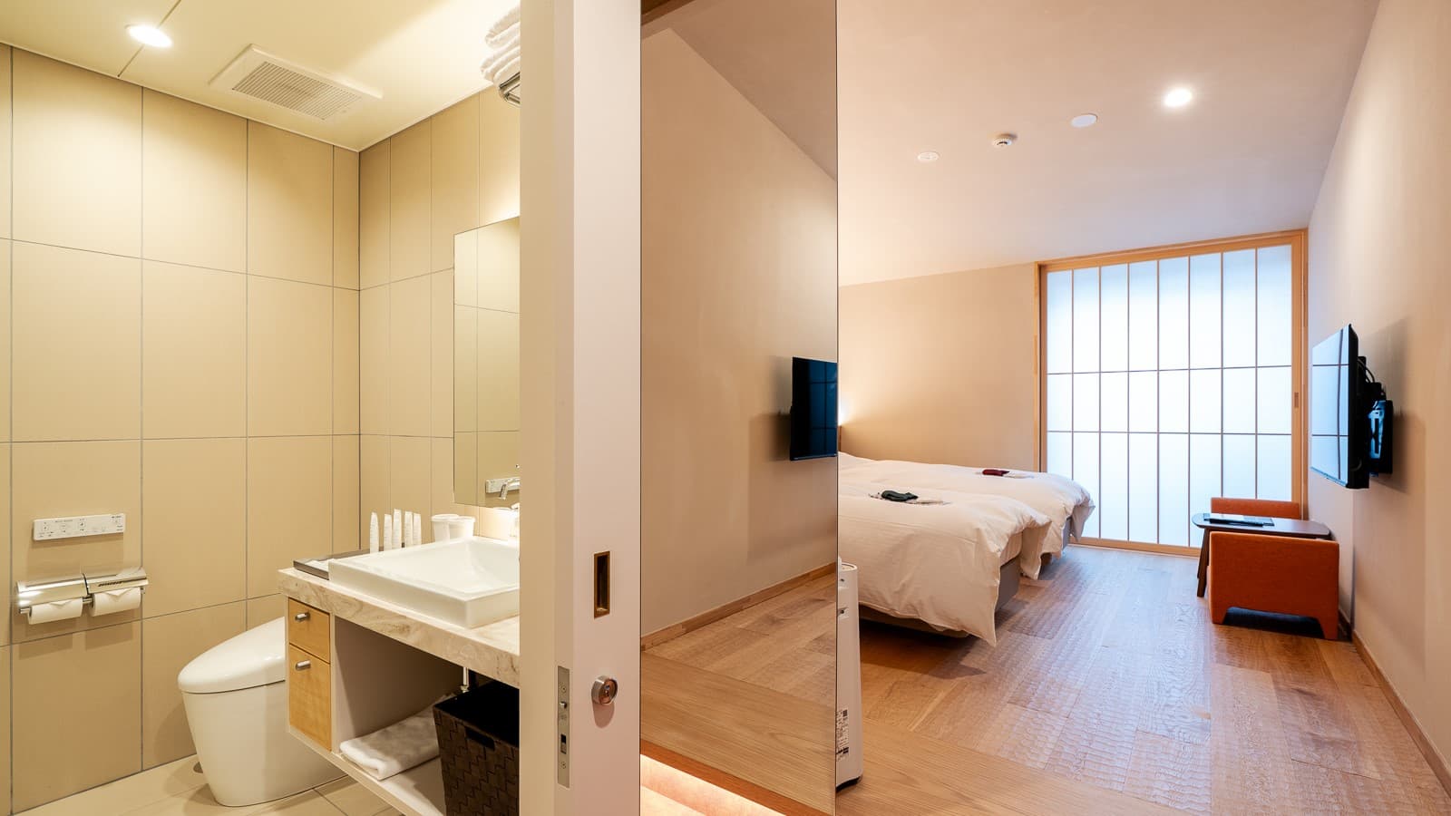 [Kaze 203] Twin room (example of guest room)