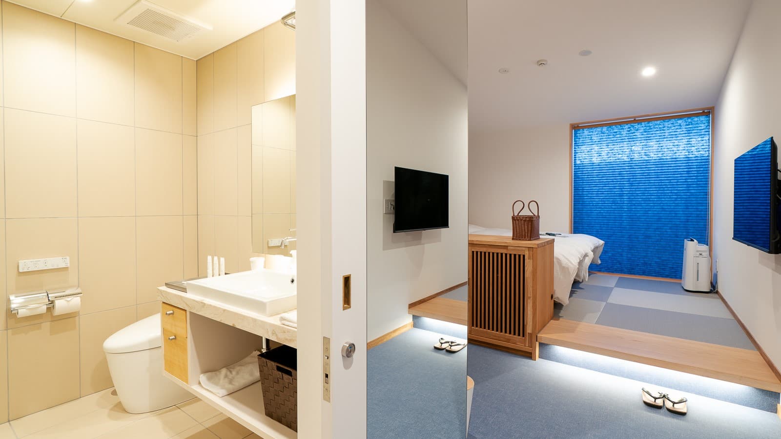 [Kaze 202] Twin room / Shower only (Guest room example)