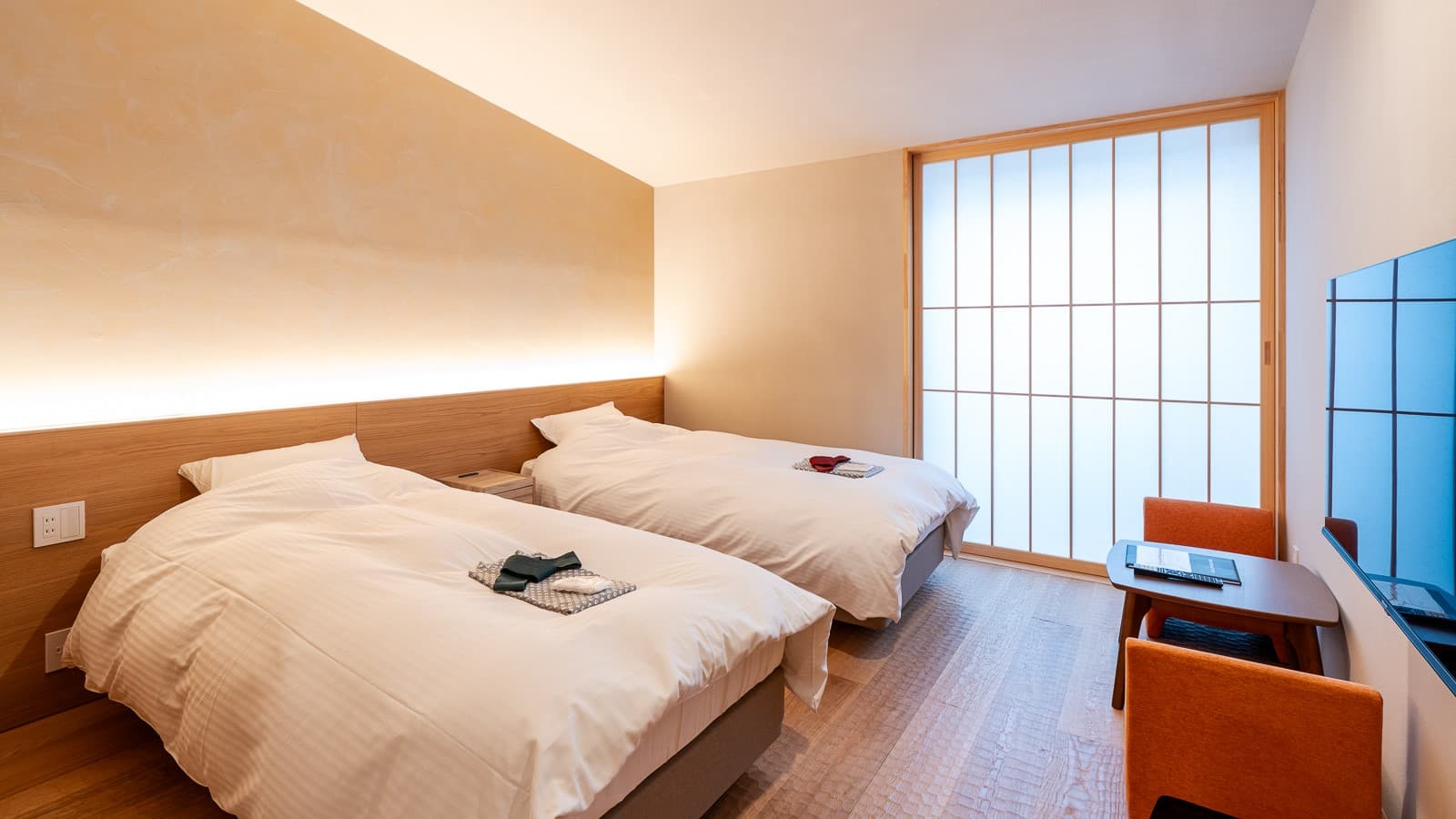 [Kaze 203] Twin room (example of guest room)