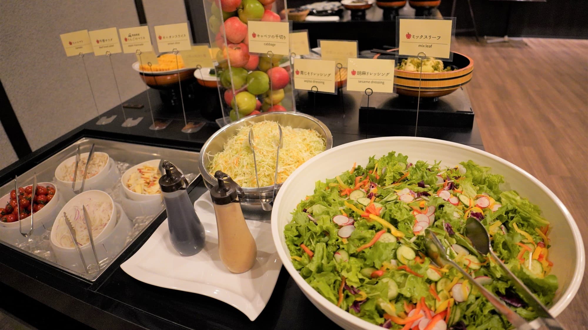 Breakfast buffet-Japanese and Western buffet with Aomori's local cuisine