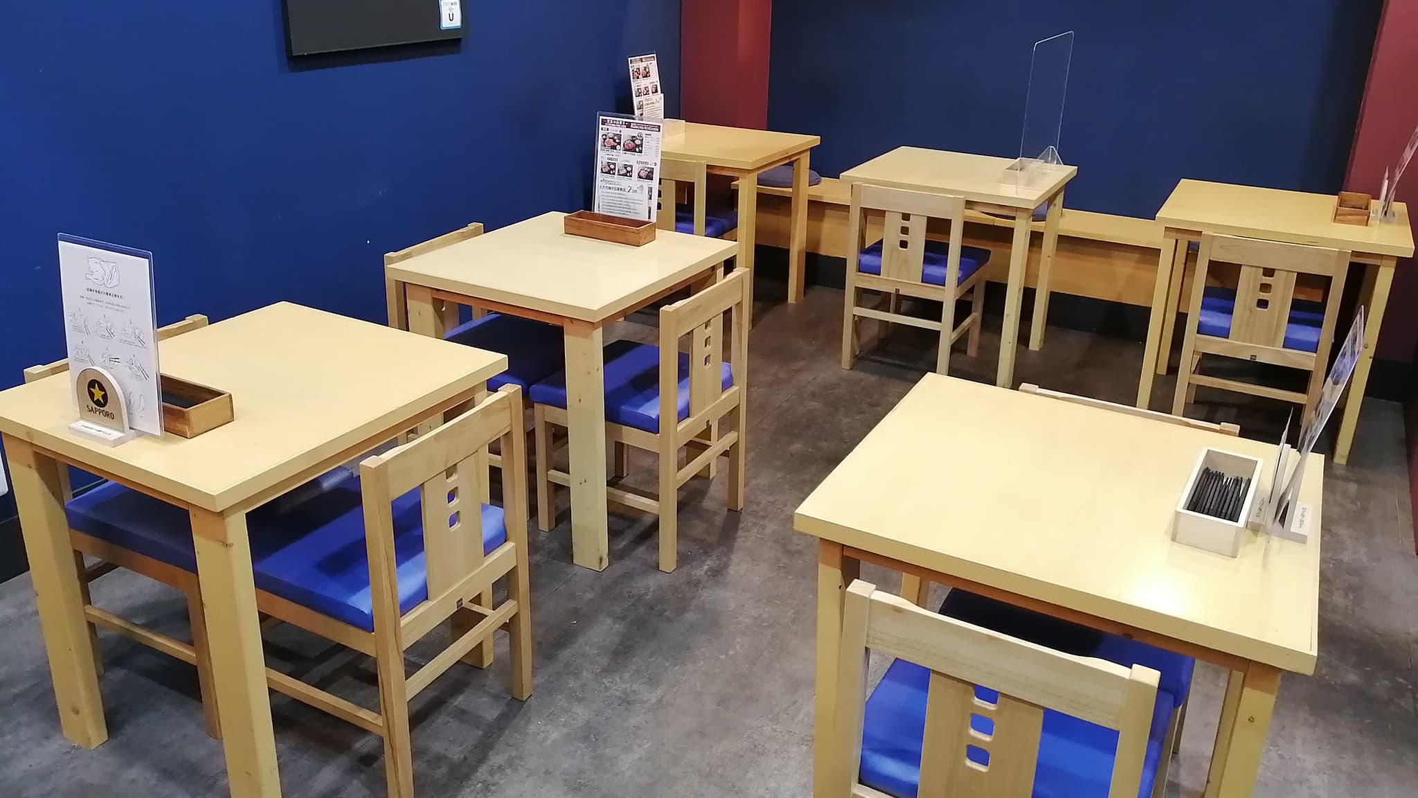 Inside the restaurant