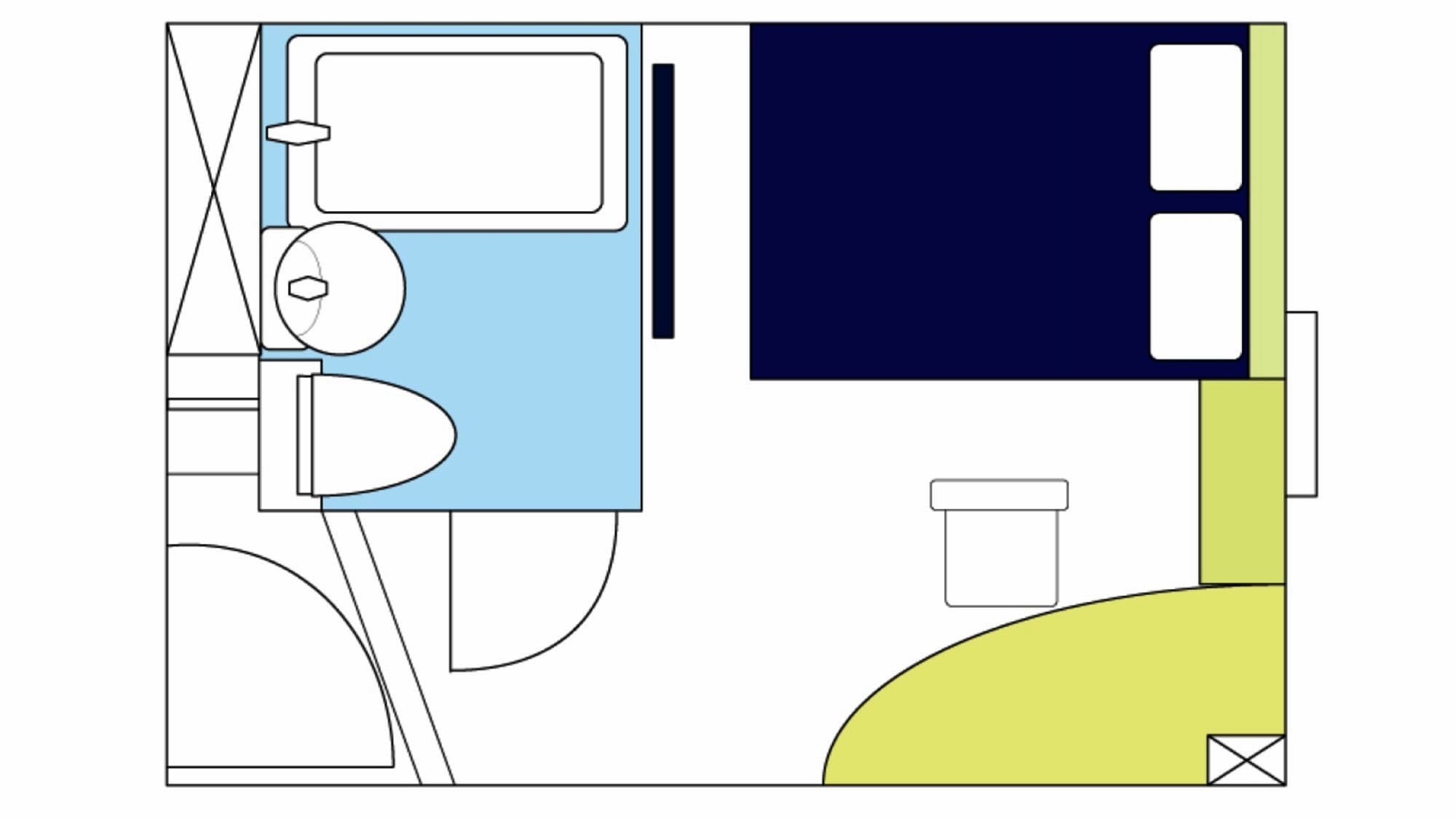 [Superior Double] Floor plan