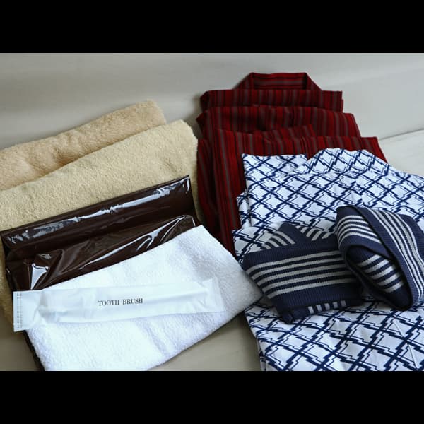 ★【Amenity Set】Relax in a yukata after soaking in the hot springs...