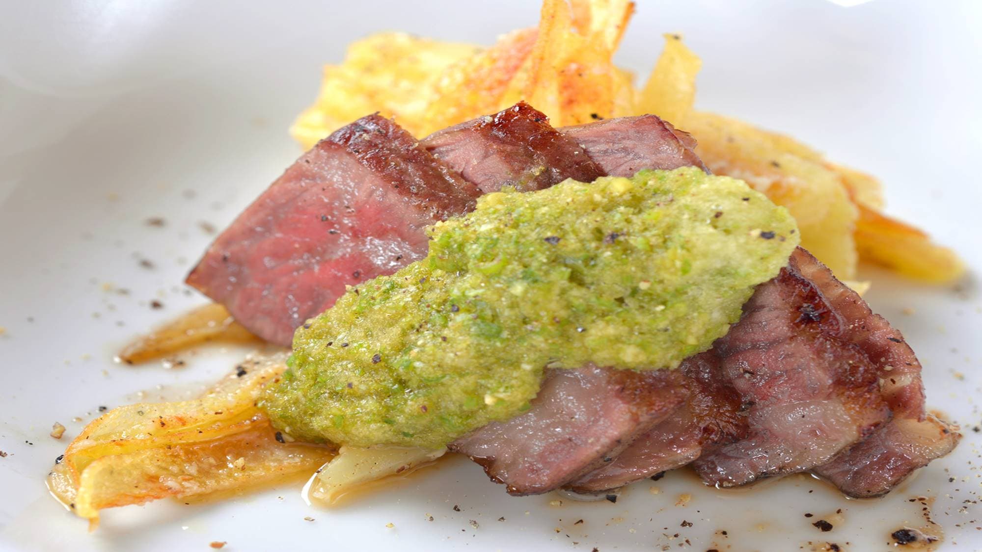 *Dinner example: A rich taste of local produce, served with sincerity.