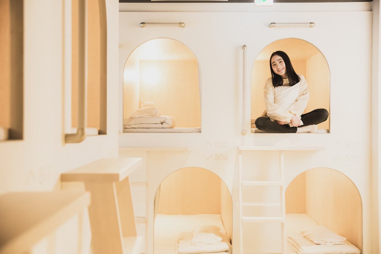 Cupsule Hotel City Cabin in Susukino photo 3