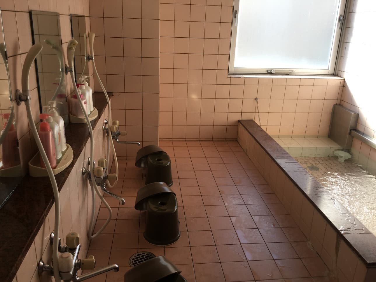A large shared bath