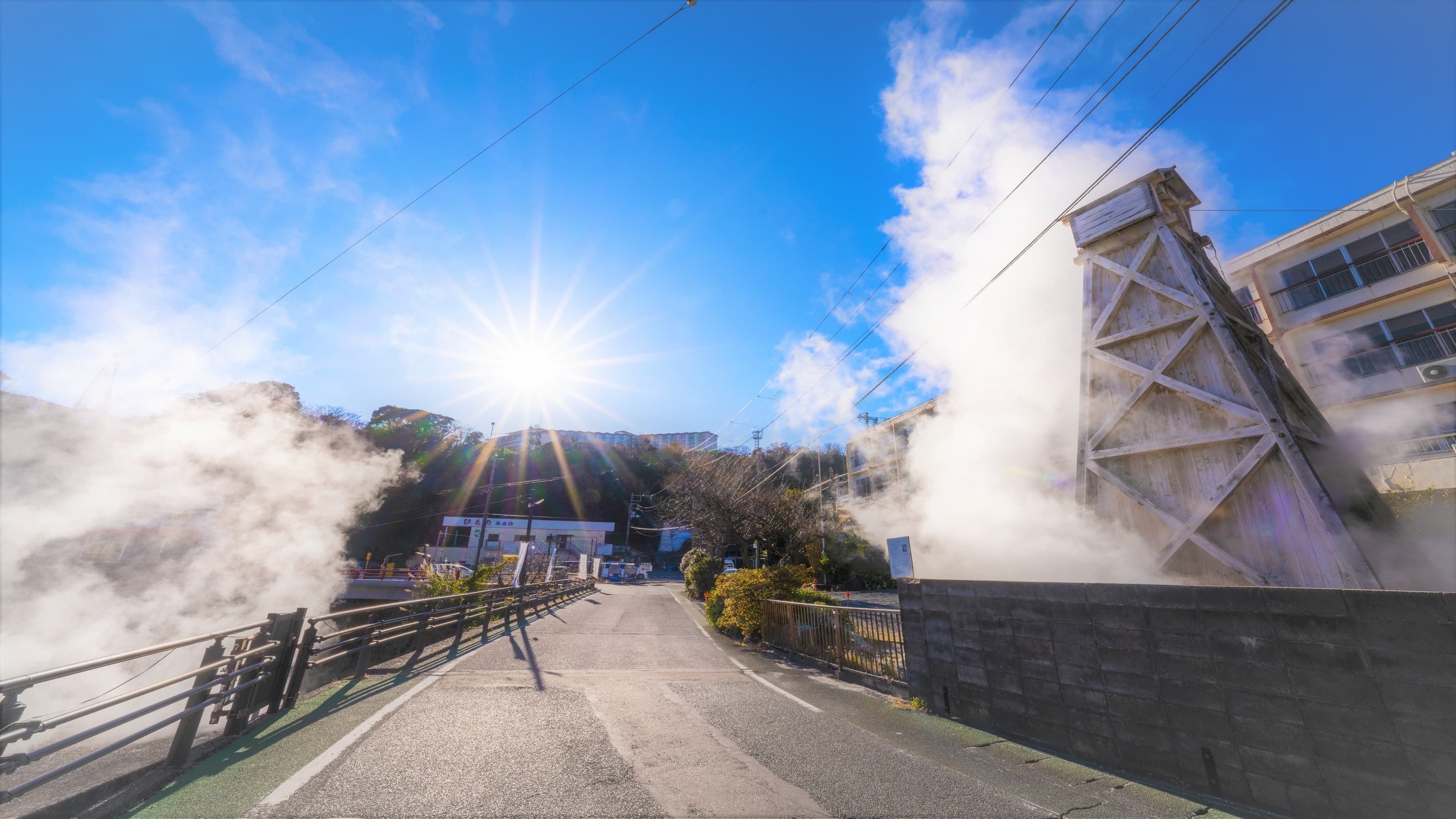 ◆The fountain tower that symbolizes Atagawa