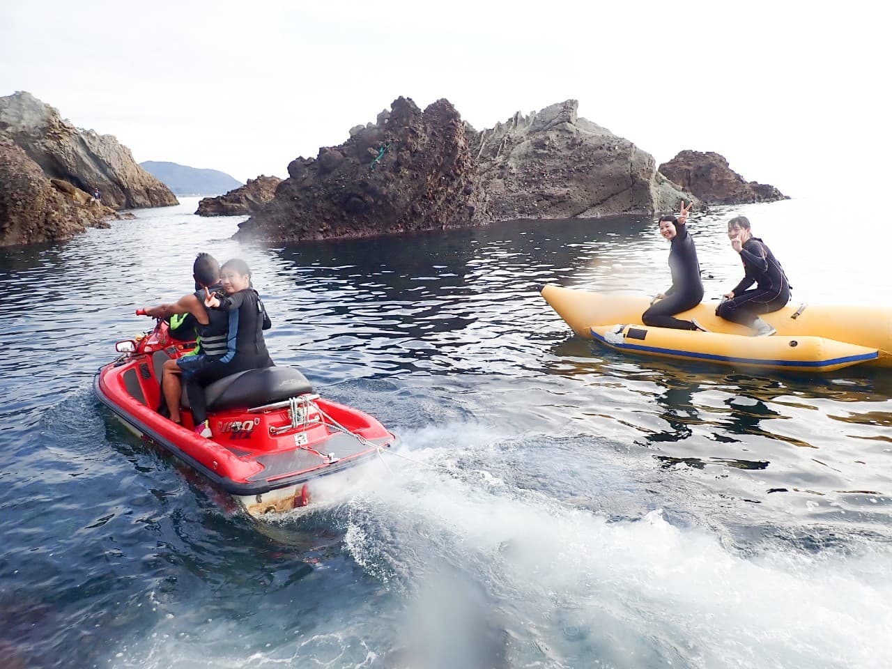 Marine activities (jet, banana boat)