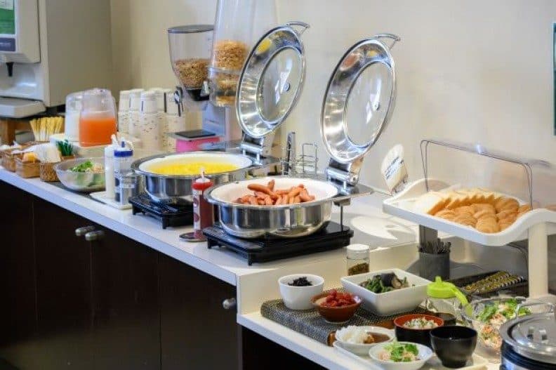 고마치 식당 조식 뷔페