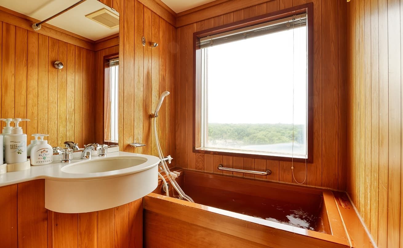 Aomori hiba bathrooms