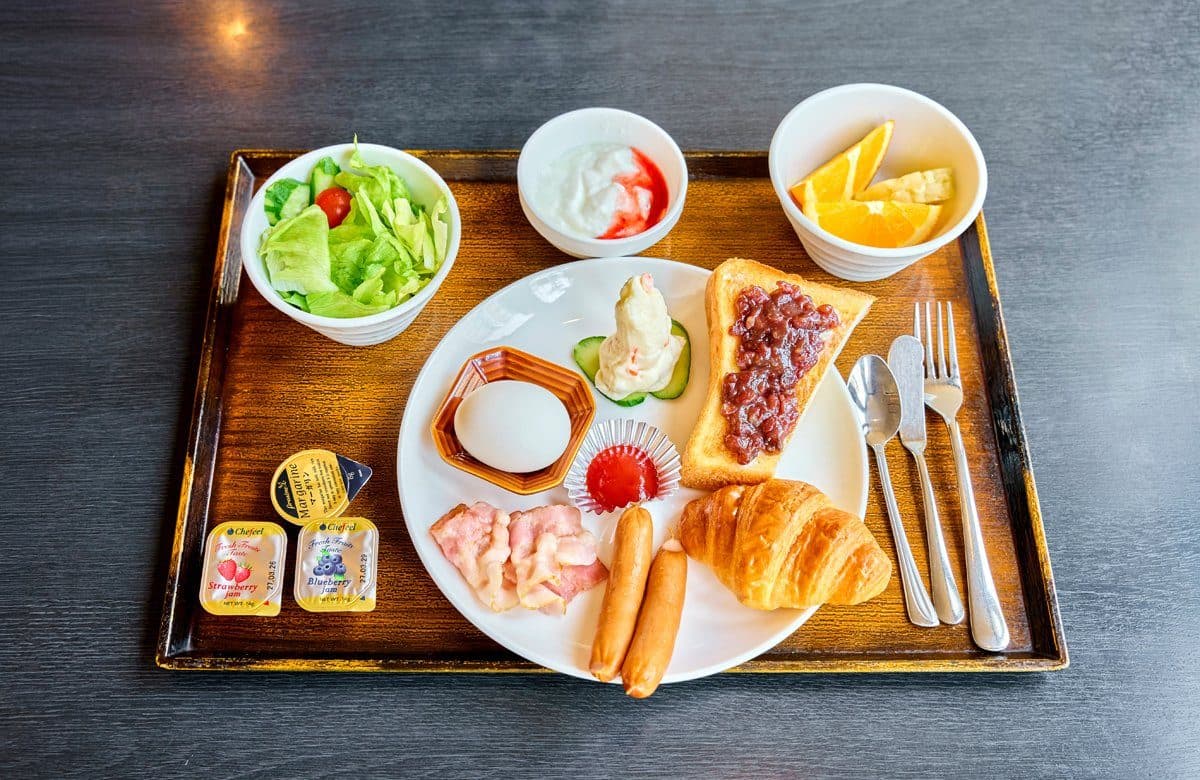 Ogura toast breakfast
